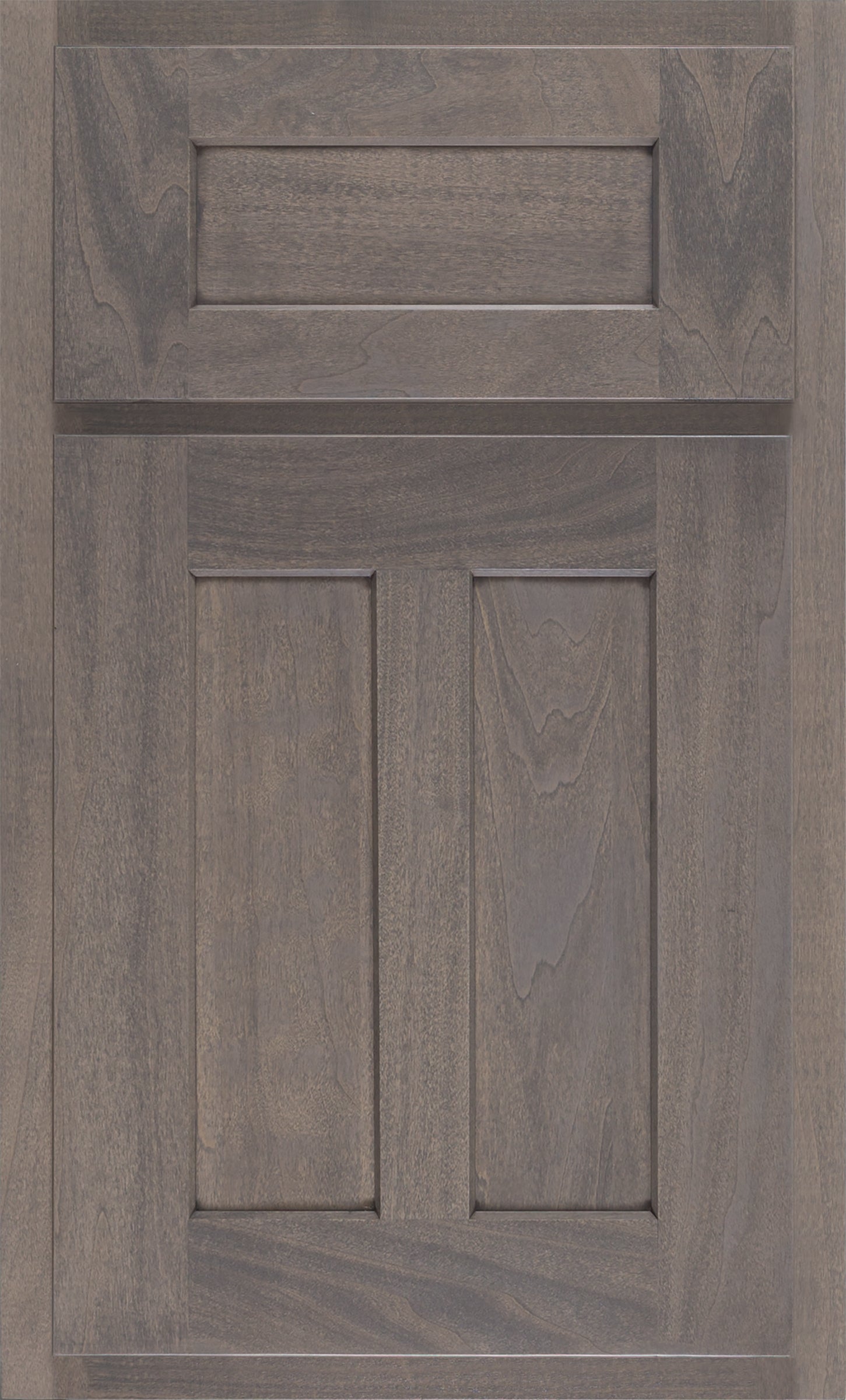 Wilmington Shiloh cabinet door design in dark wood, customizable options for modern kitchens.