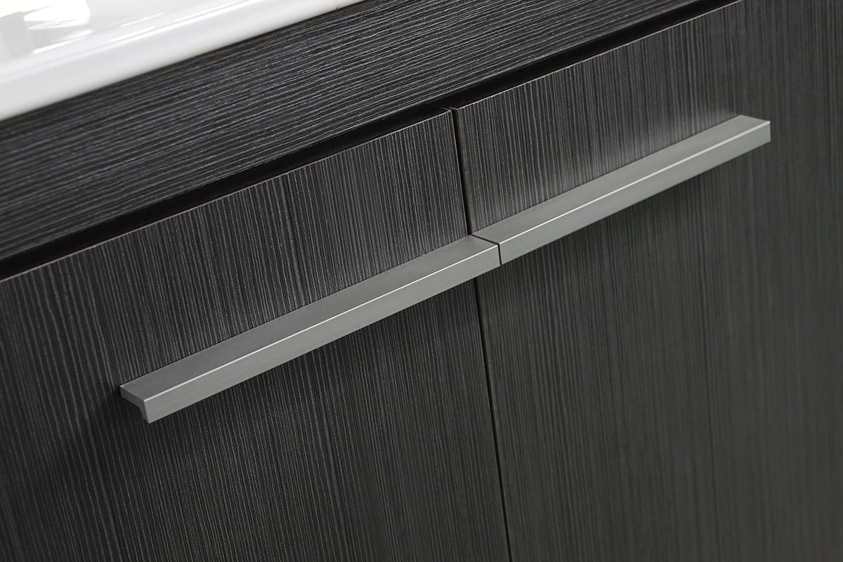 30" V9004 Vanity with Ceramic Sink (Charcoal Grey)