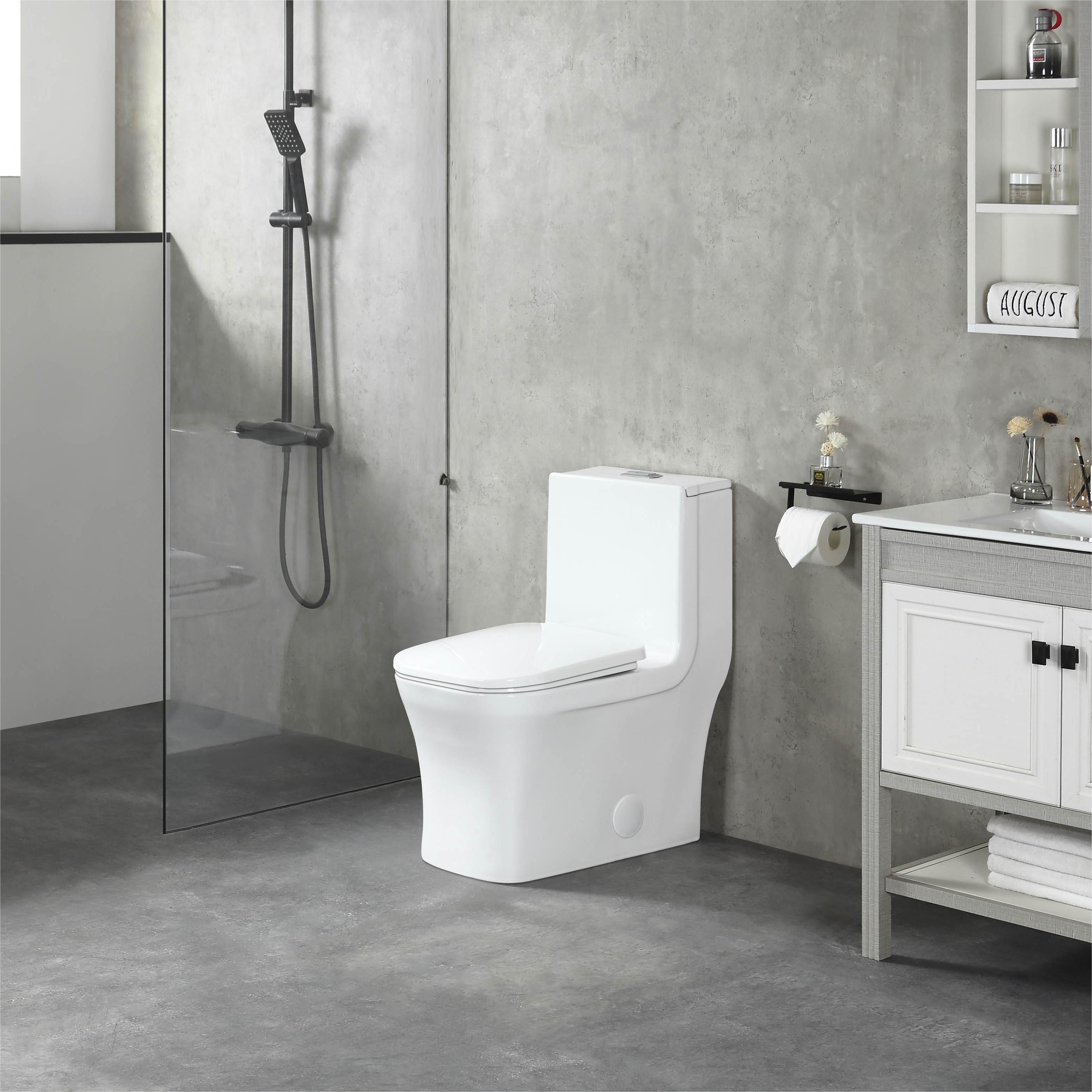 (T2706)/K-0329 One-Piece 27"h Dual Flush Toilet (12" Rough)
