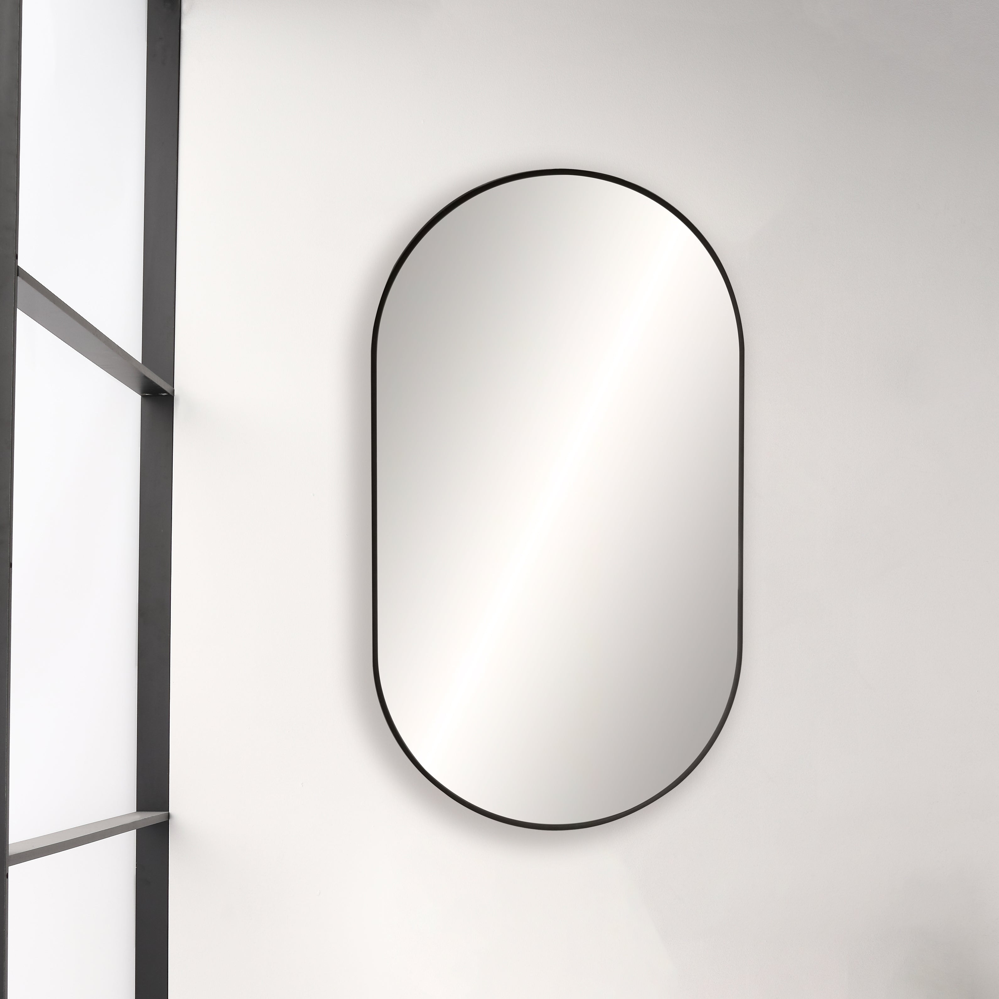 20" x 36" Shatterproof Wall Mount Metal Frame Mirror - FM4-2036 - Shop at Home Craft Studio - 12