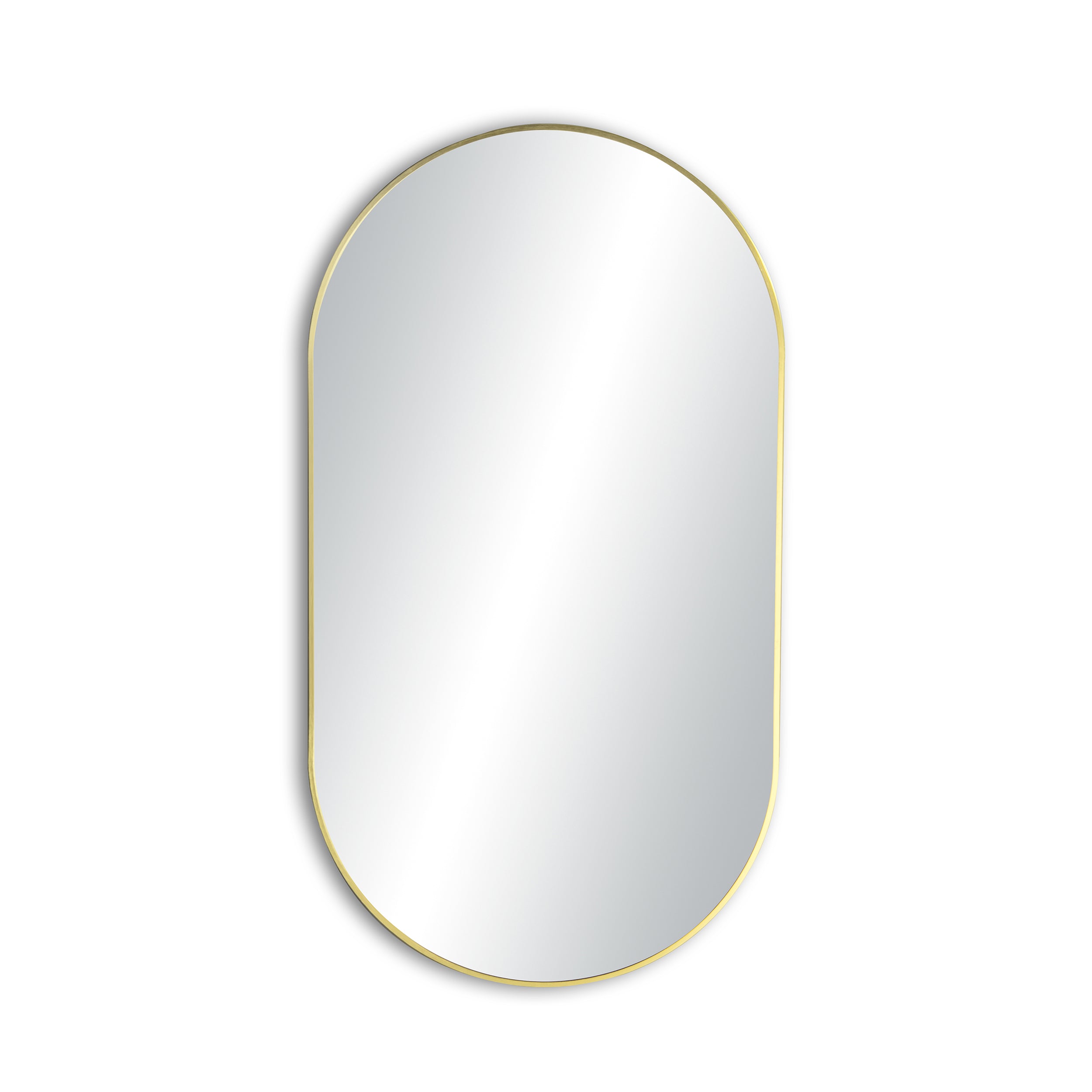 24" x 44" Shatterproof Wall Mount Metal Frame Mirror - FM4-2444 - Shop at Home Craft Studio - 1