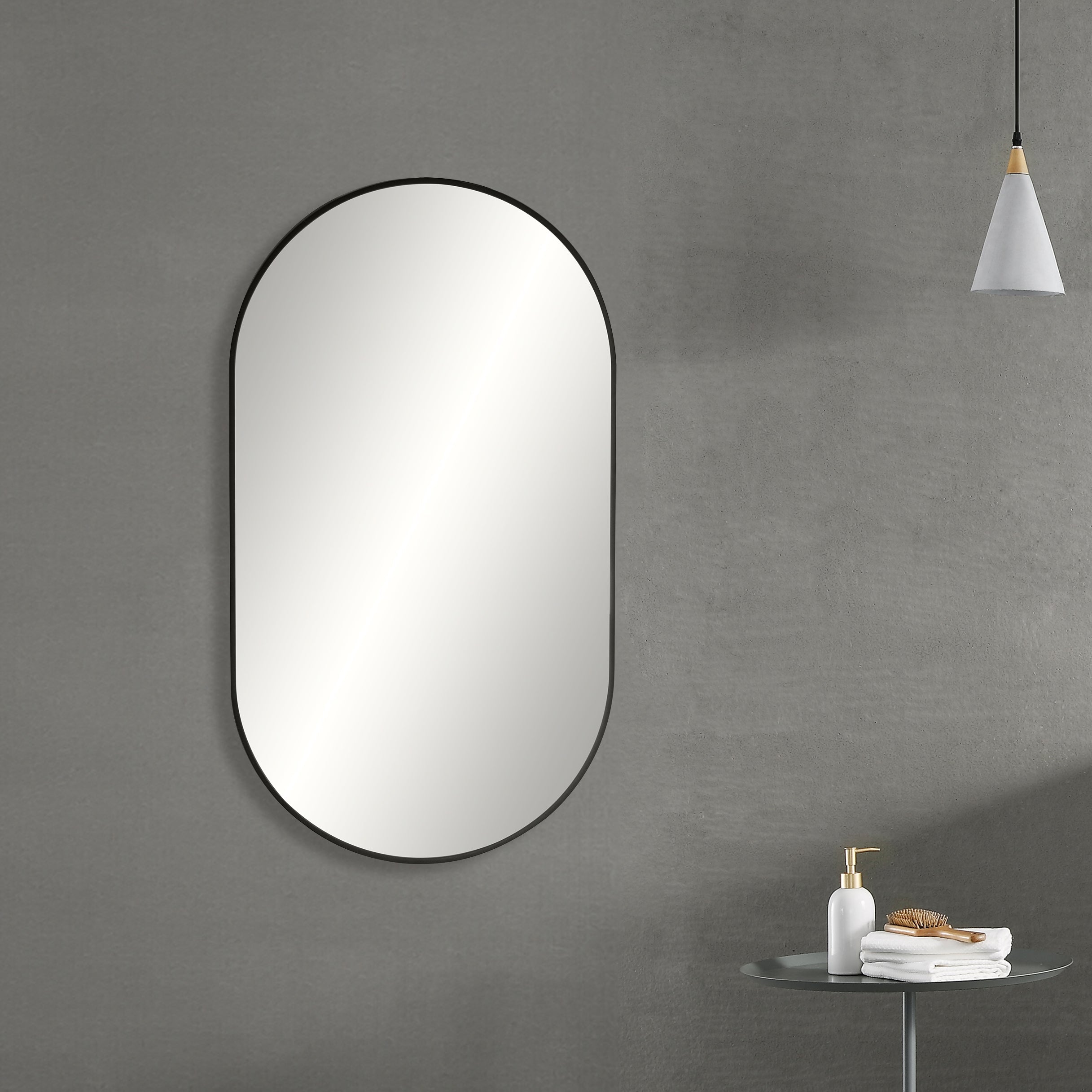 24" x 44" Shatterproof Wall Mount Metal Frame Mirror - FM4-2444 - Shop at Home Craft Studio - 10