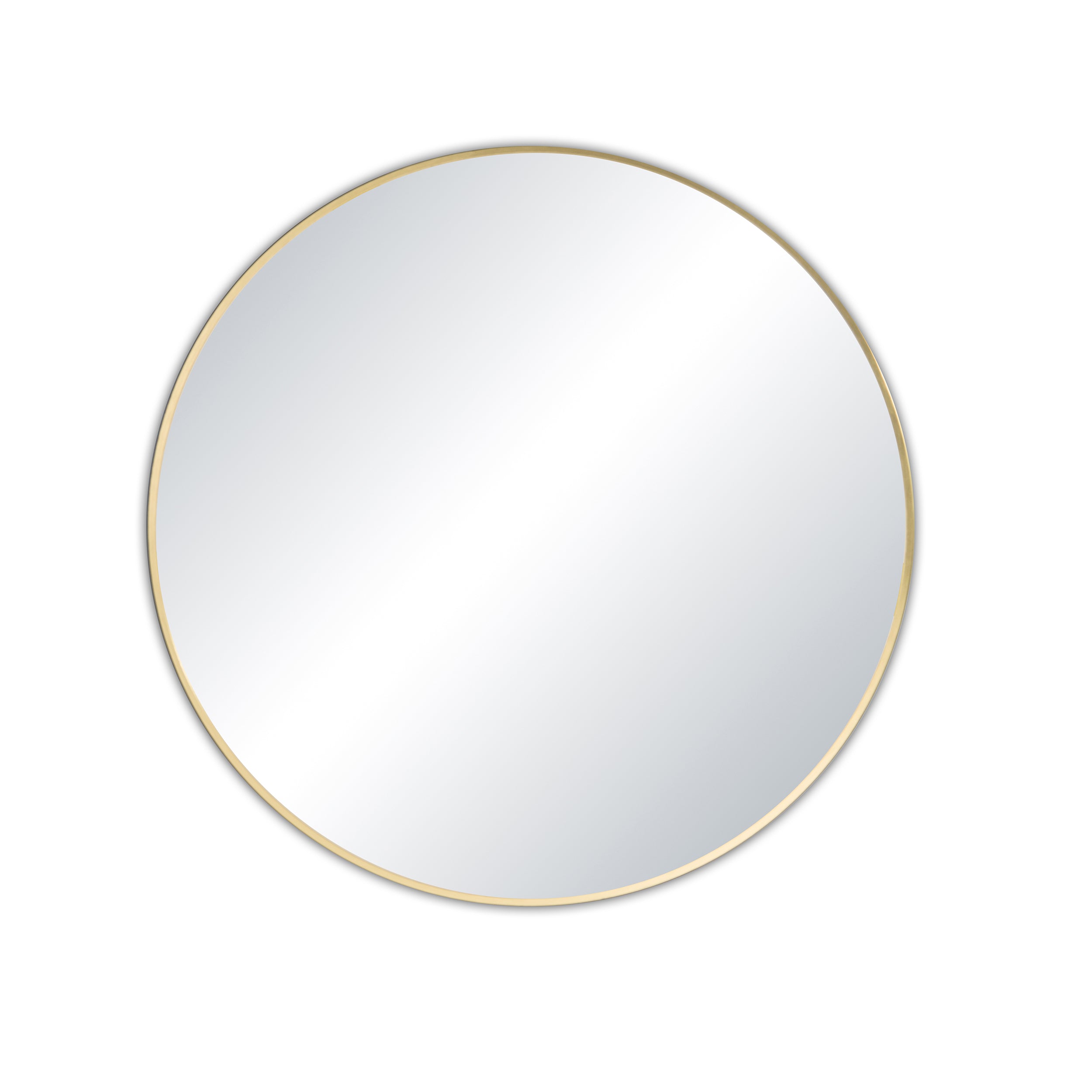 36" Shatterproof Wall Mount Metal Frame Mirror - FM3-R36 - Shop at Home Craft Studio - 1