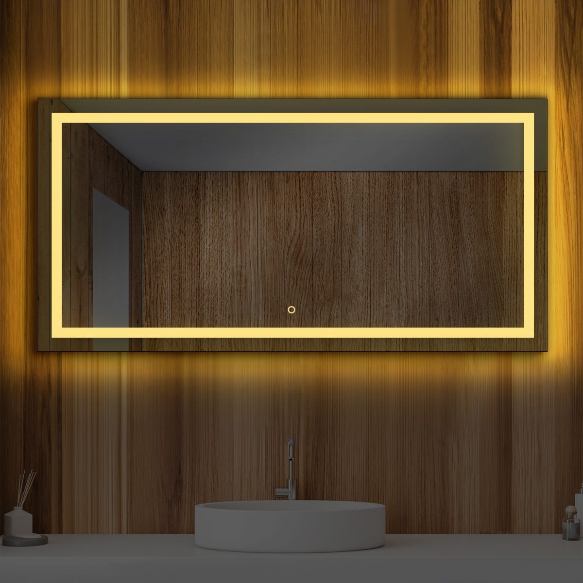 Lyra 60 x 30 Inch LED Mirror