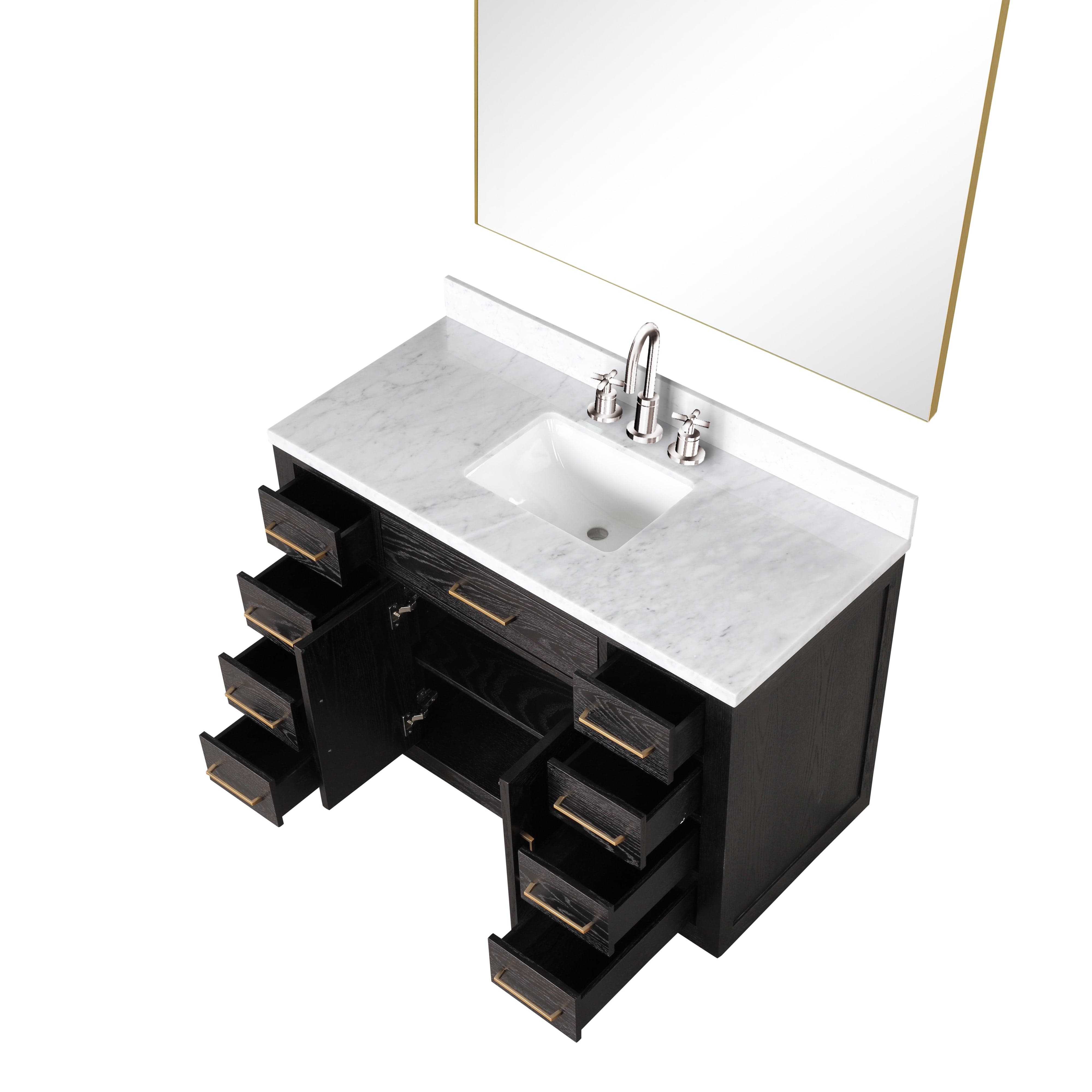 Abbey 48" x 22" Single Bath Vanity Bathroom Vanity - Shop at Home Craft Studio - 5