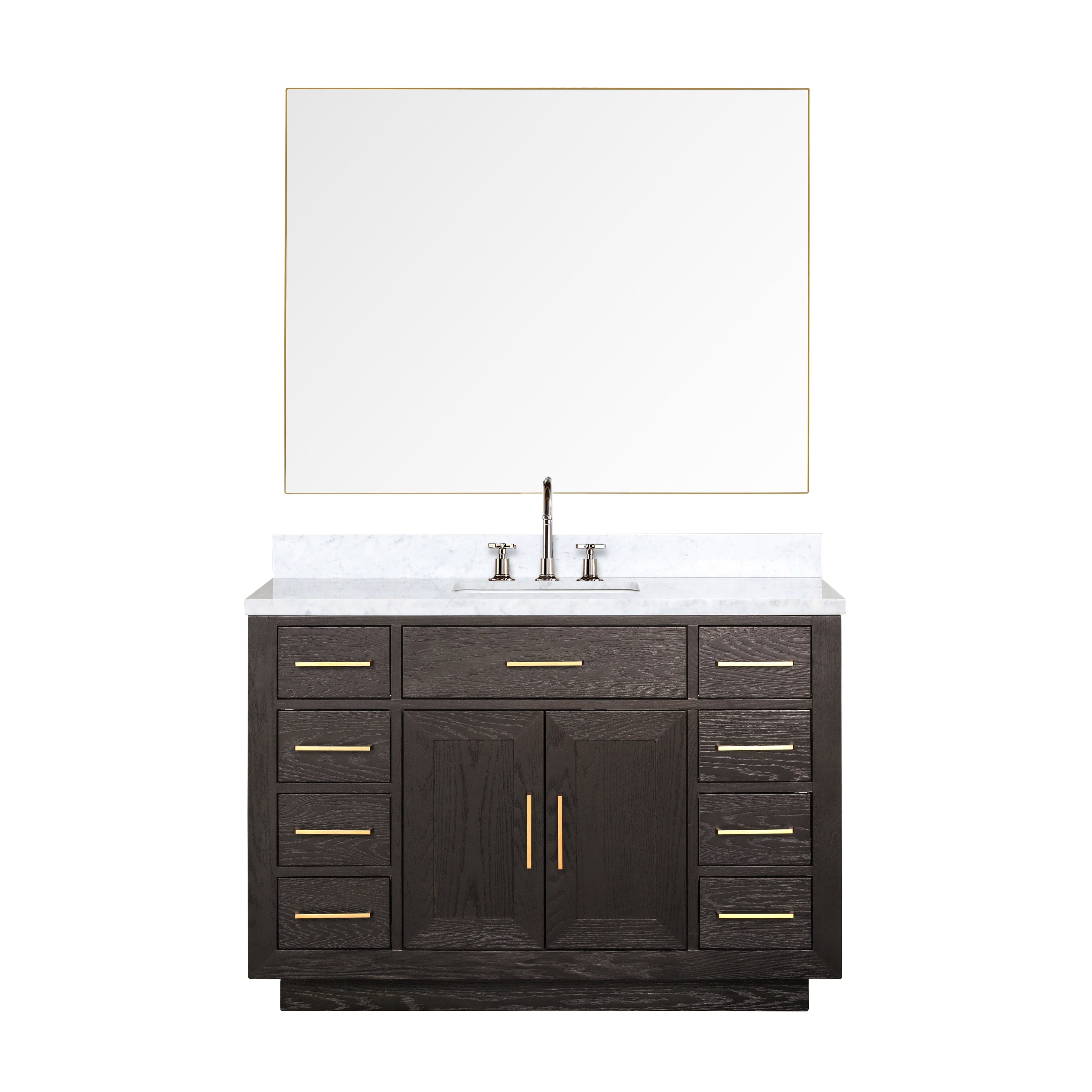 Abbey 48" x 22" Single Bath Vanity Bathroom Vanity - Shop at Home Craft Studio - 11
