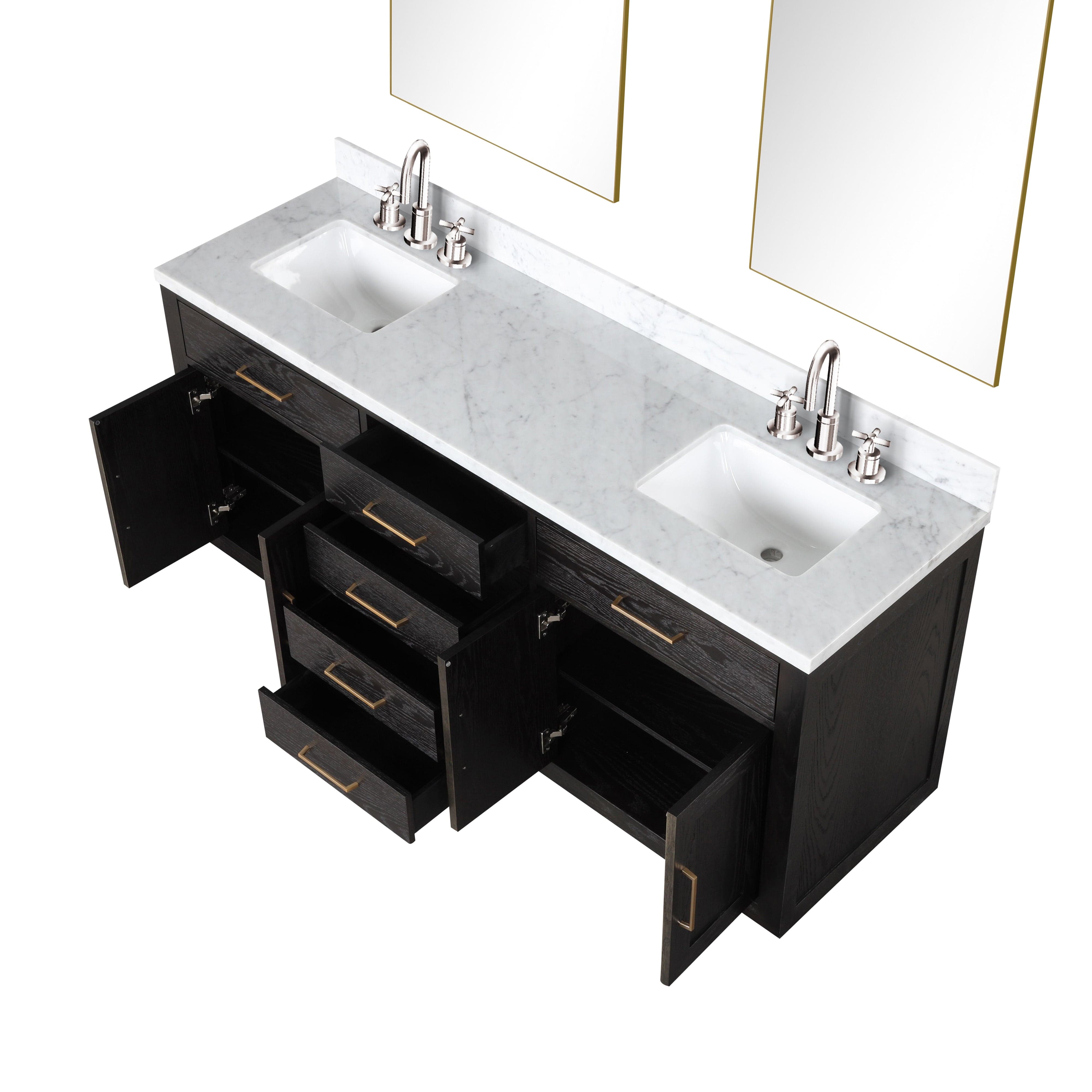 Abbey 72" x 22" Double Bath Vanity Bathroom Vanity - Shop at Home Craft Studio - 5