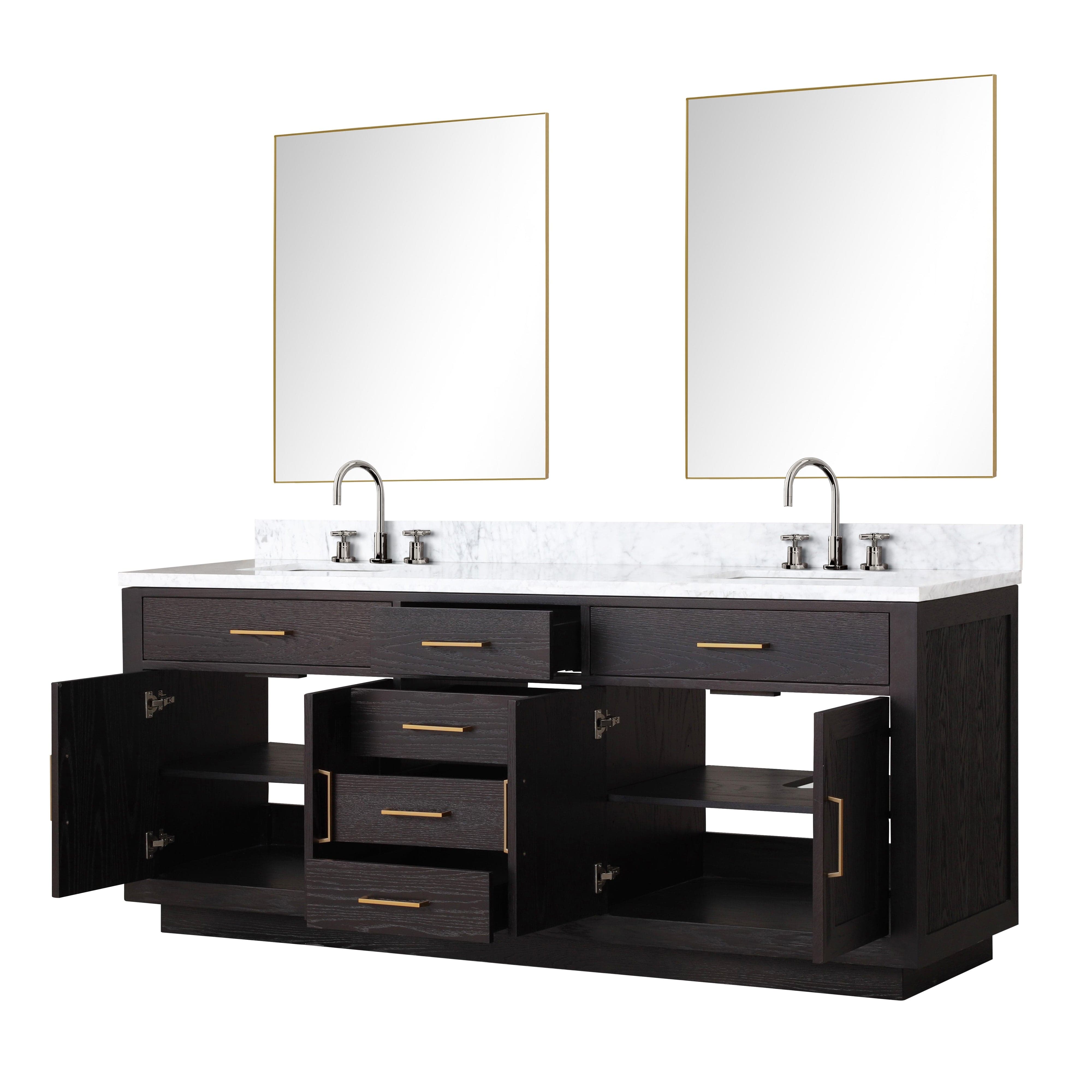 Abbey 80" x 22" Double Bath Vanity Bathroom Vanity - Shop at Home Craft Studio - 4