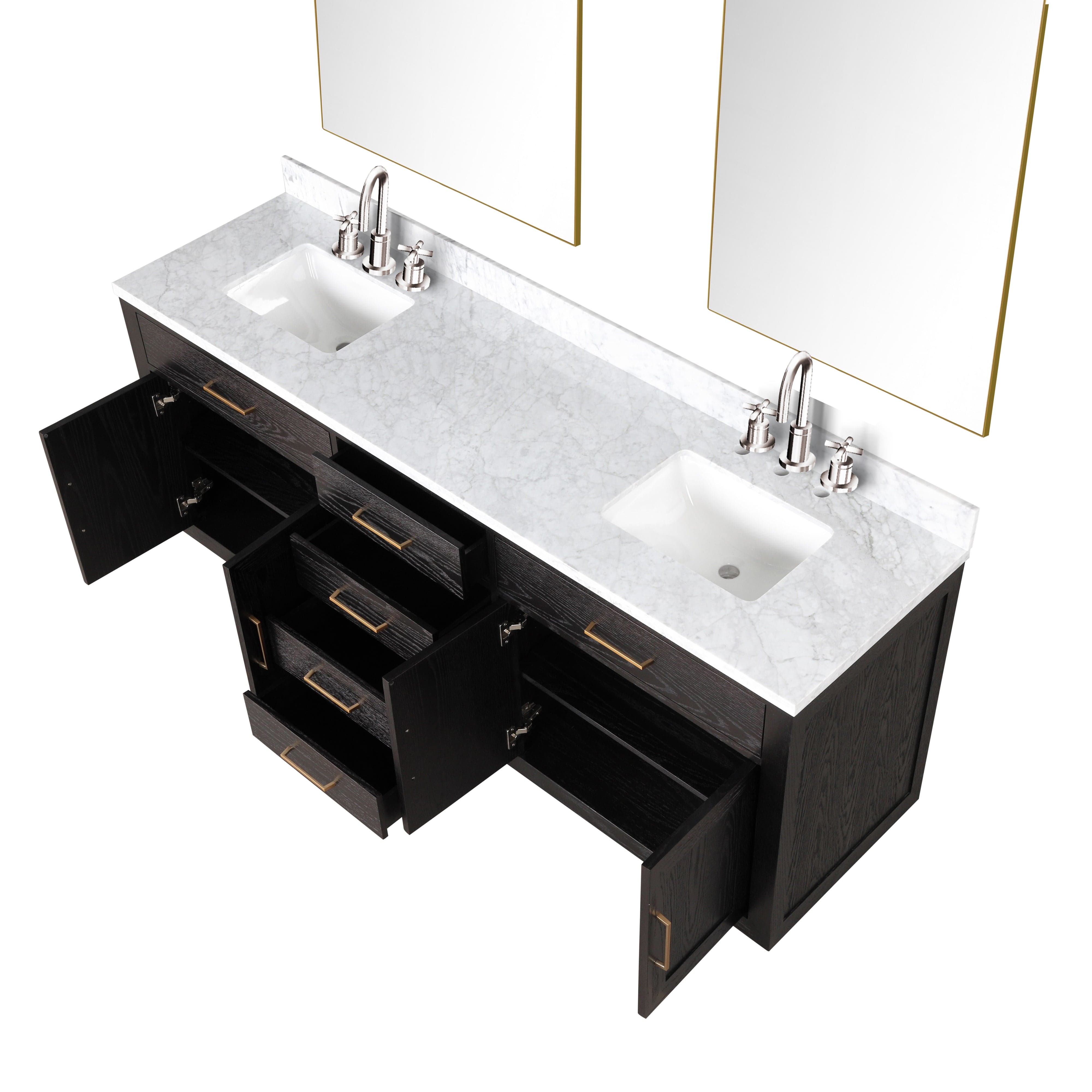 Abbey 80" x 22" Double Bath Vanity Bathroom Vanity - Shop at Home Craft Studio - 5