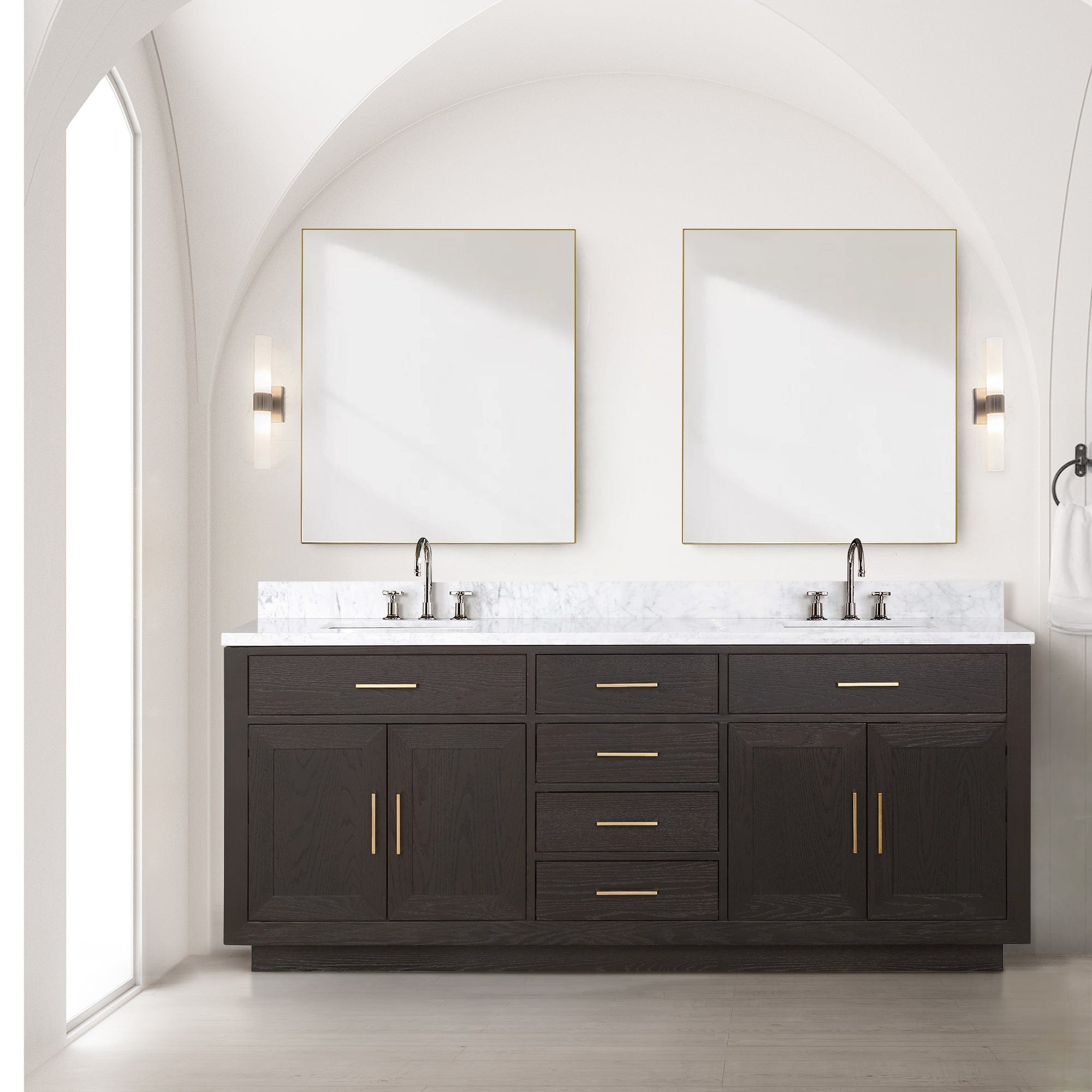 Abbey 80" x 22" Double Bath Vanity Bathroom Vanity - Shop at Home Craft Studio - 9