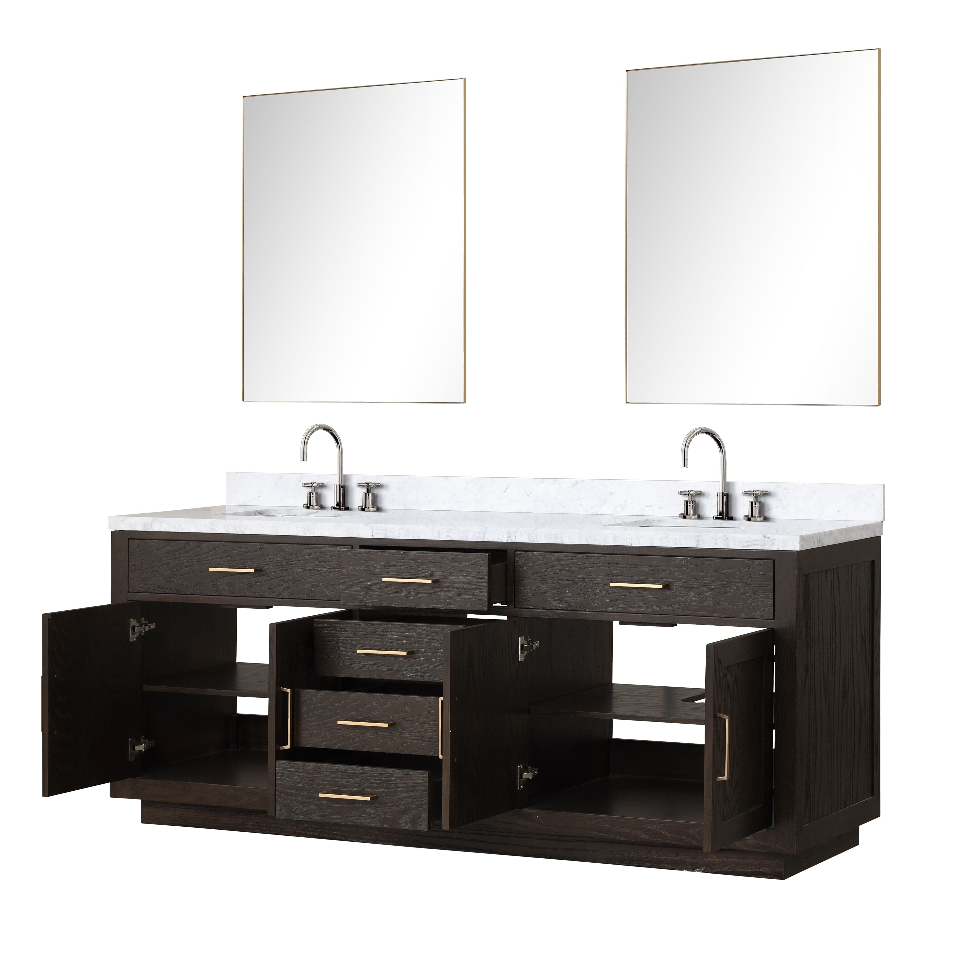 Abbey 84" x 22" Double Bath Vanity Bathroom Vanity - Shop at Home Craft Studio - 10