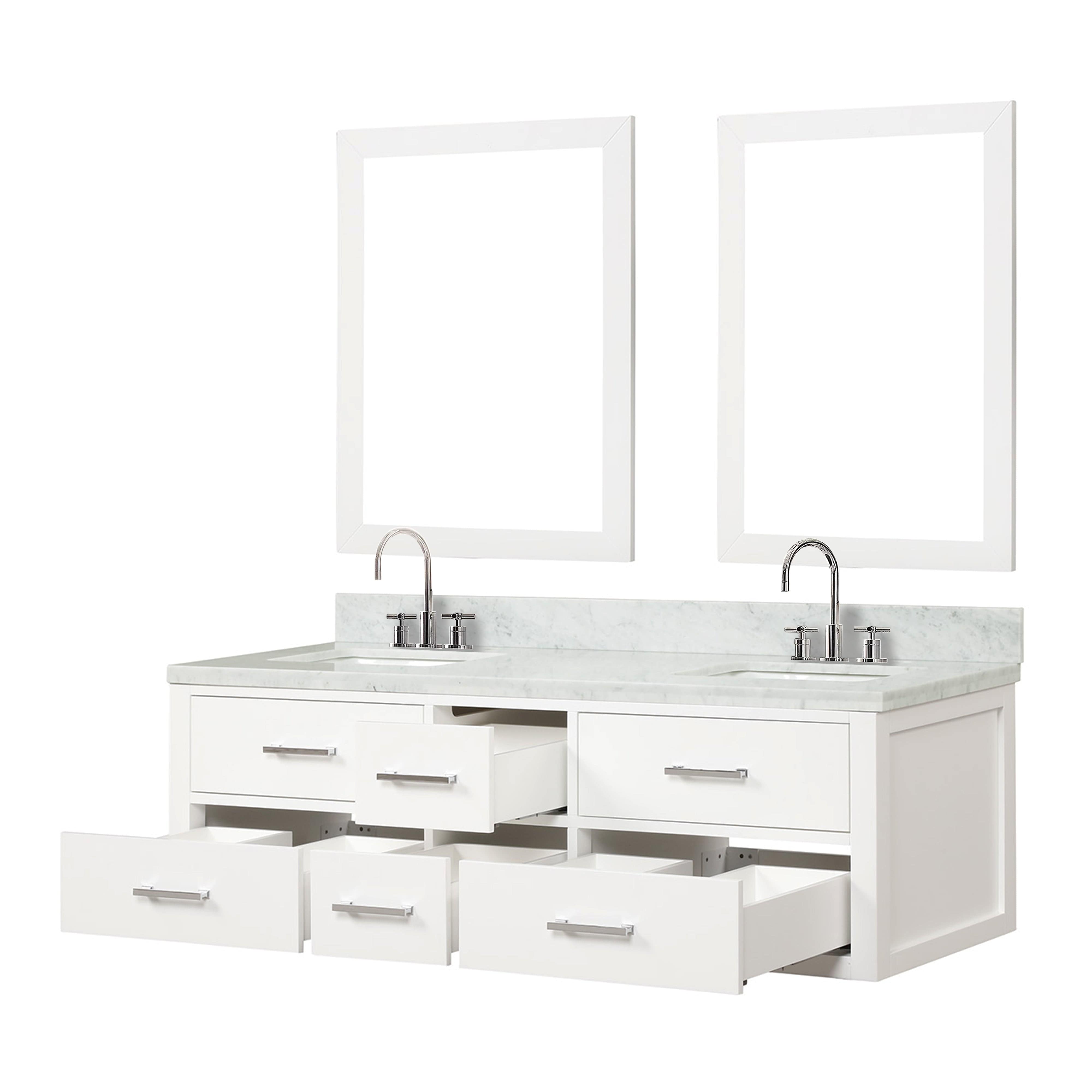Castor 60" x 22"Double Bath Vanity Bathroom Vanity - Shop at Home Craft Studio - 11