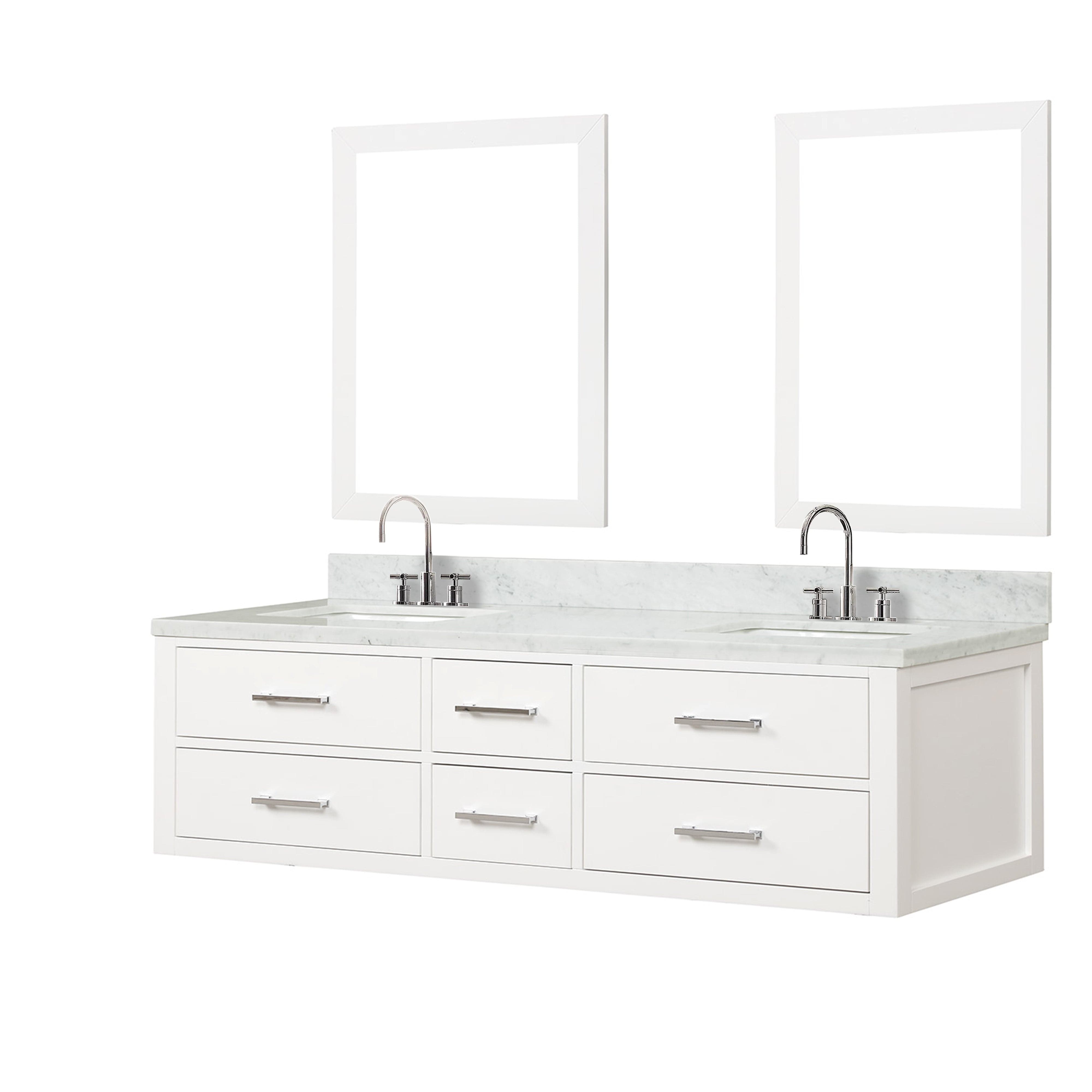 Castor 72" x 22" Double Bath Vanity Bathroom Vanity - Shop at Home Craft Studio - 8