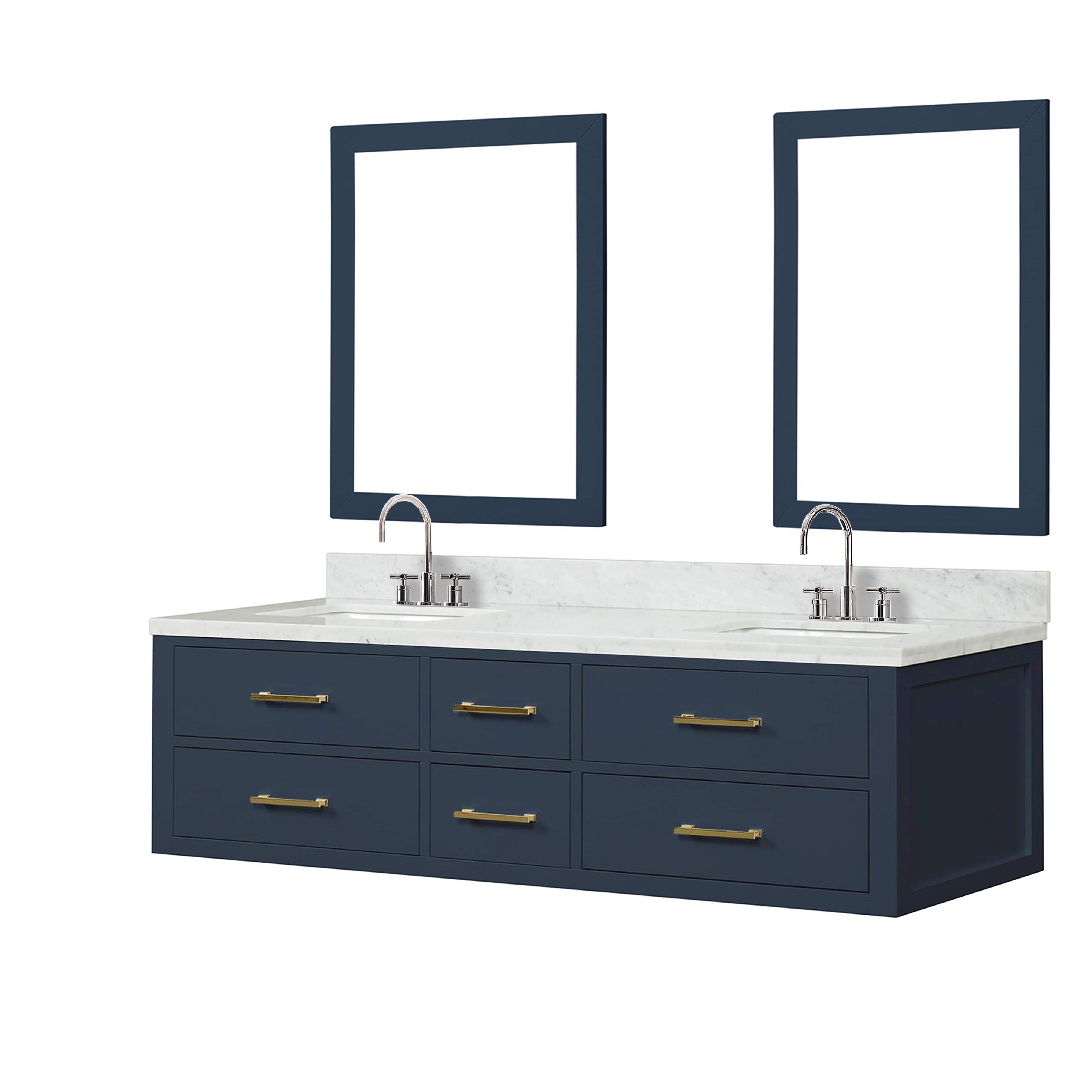 Castor 72" x 22" Double Bath Vanity Bathroom Vanity - Shop at Home Craft Studio - 4
