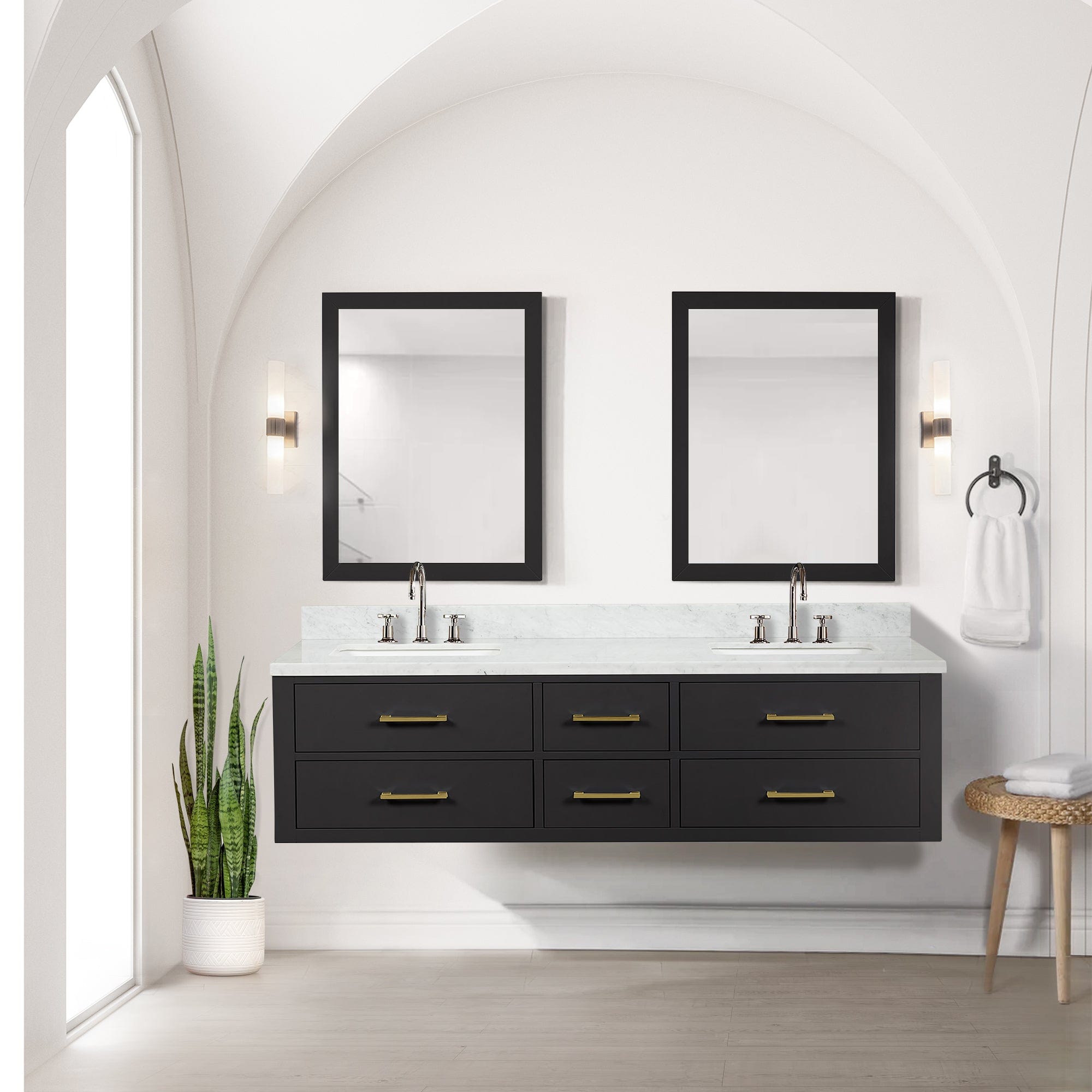 Castor 72" x 22" Double Bath Vanity Bathroom Vanity - Shop at Home Craft Studio - 1