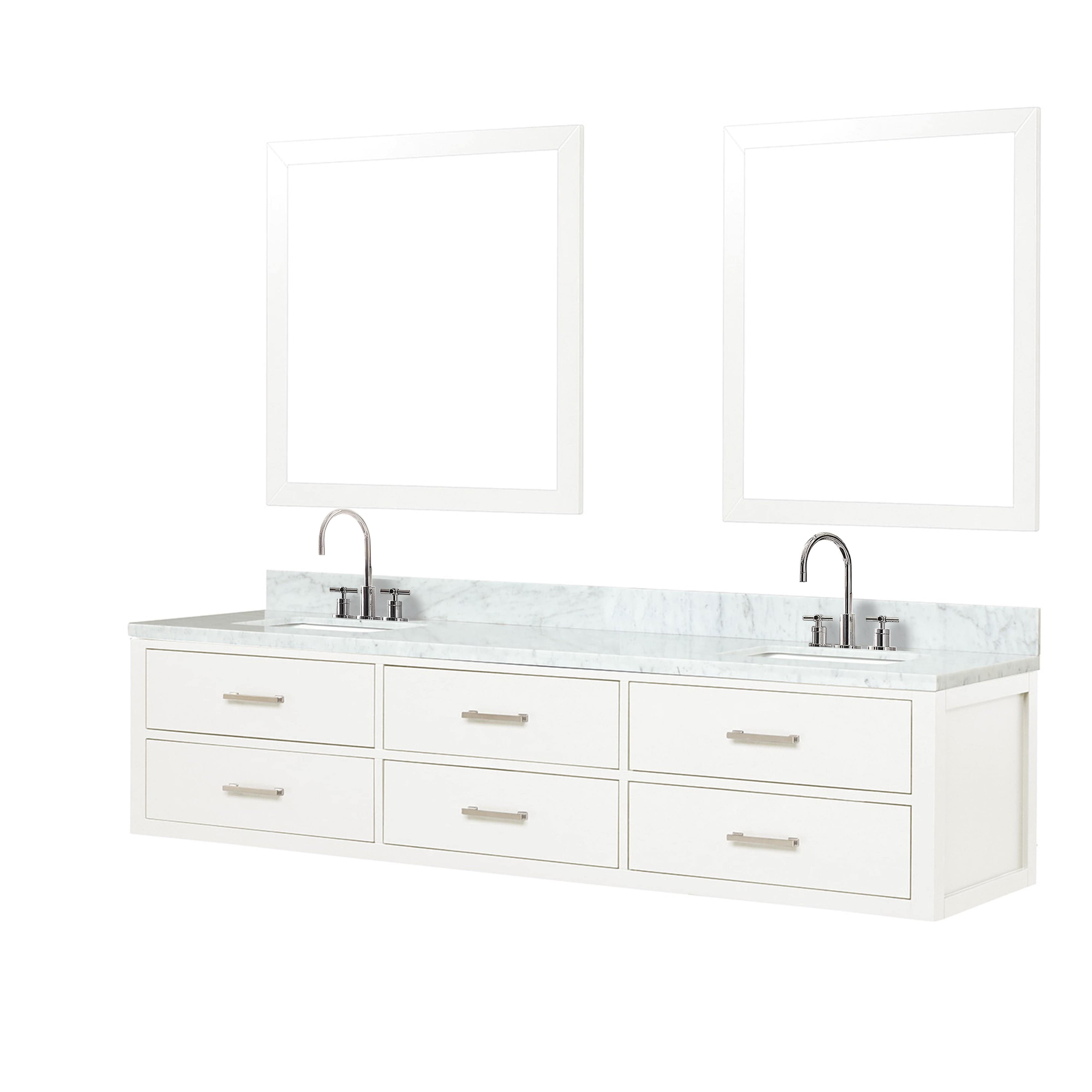 Castor 80" x 22" Double Bath Vanity Bathroom Vanity - Shop at Home Craft Studio - 8