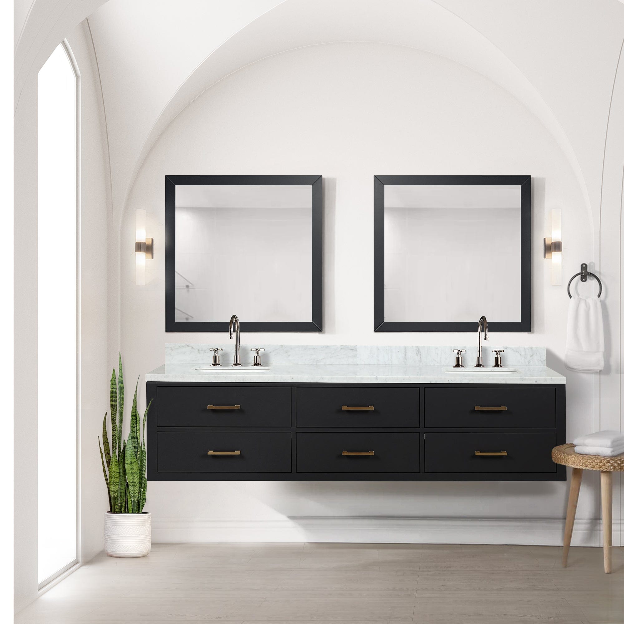 Castor 80" x 22" Double Bath Vanity Bathroom Vanity - Shop at Home Craft Studio - 1