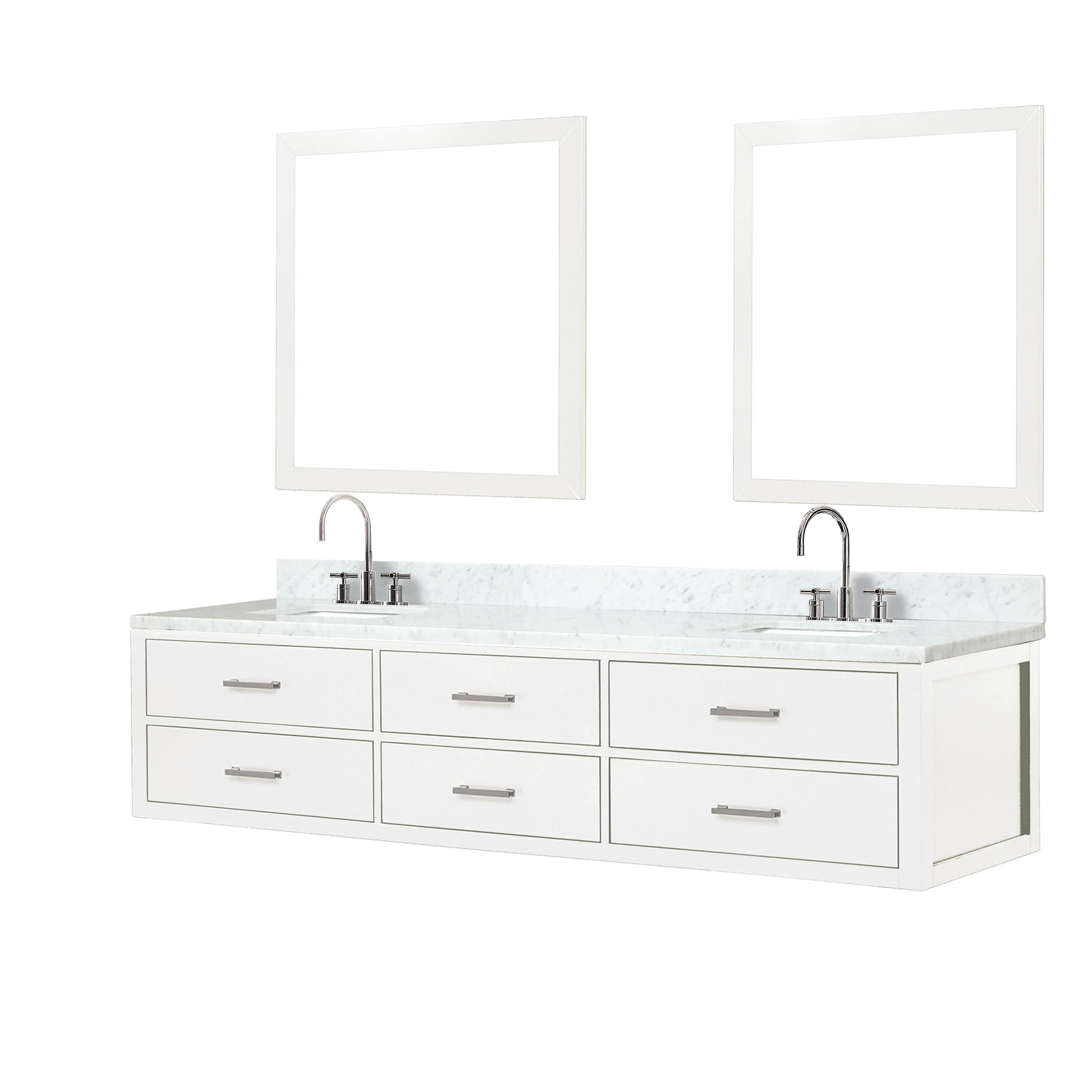 Castor 84" x 22" Double Bath Vanity Bathroom Vanity - Shop at Home Craft Studio - 8