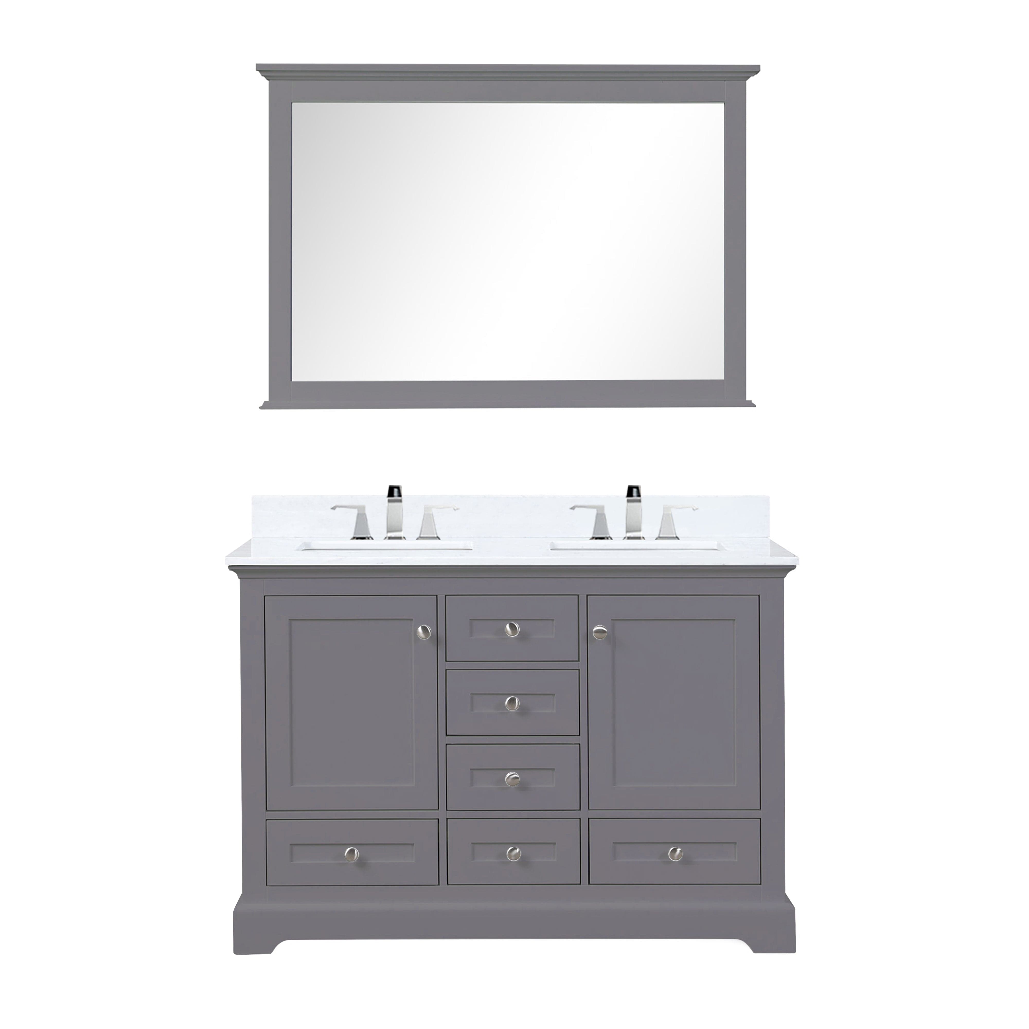 Dukes 48" x 22" Double Bath Vanity Bathroom Vanity - Shop at Home Craft Studio - 16
