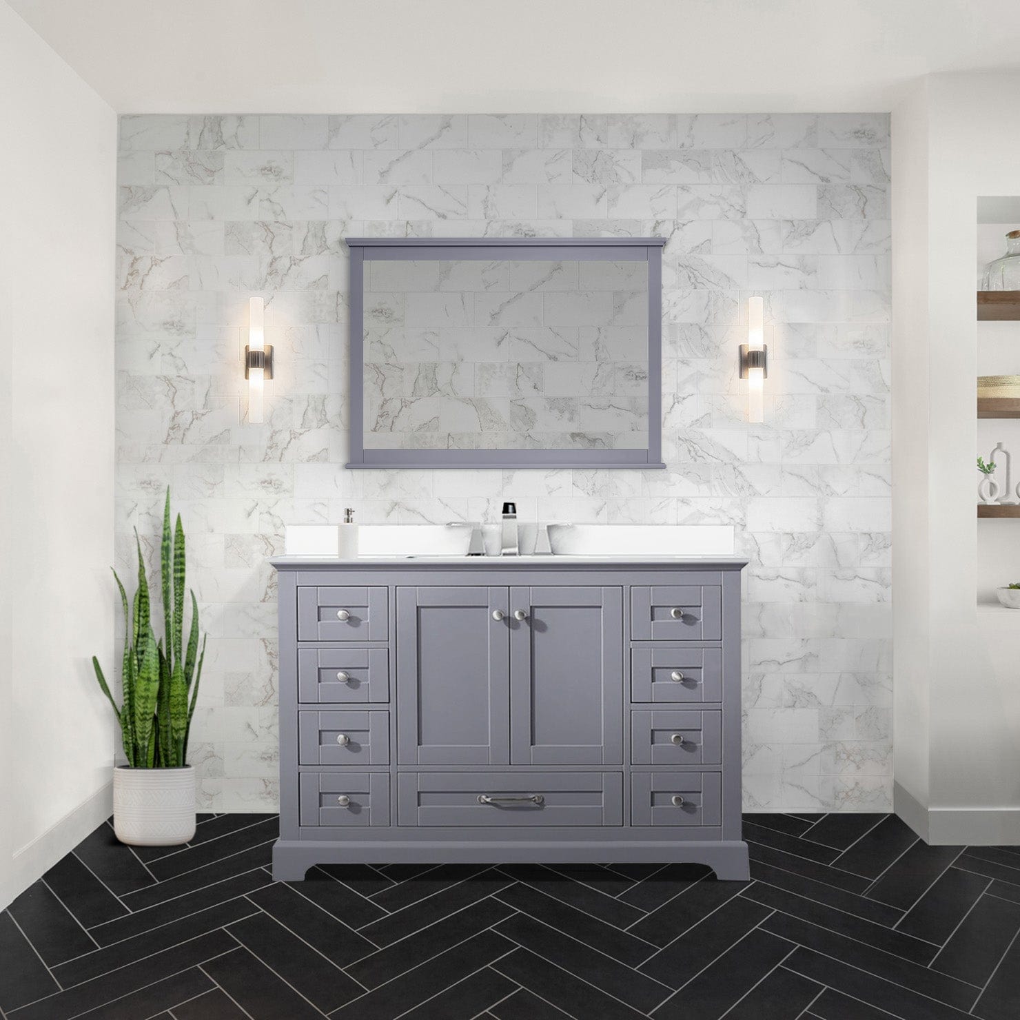 Dukes 48" x 22" Single Bath Vanity Bathroom Vanity - Shop at Home Craft Studio - 22