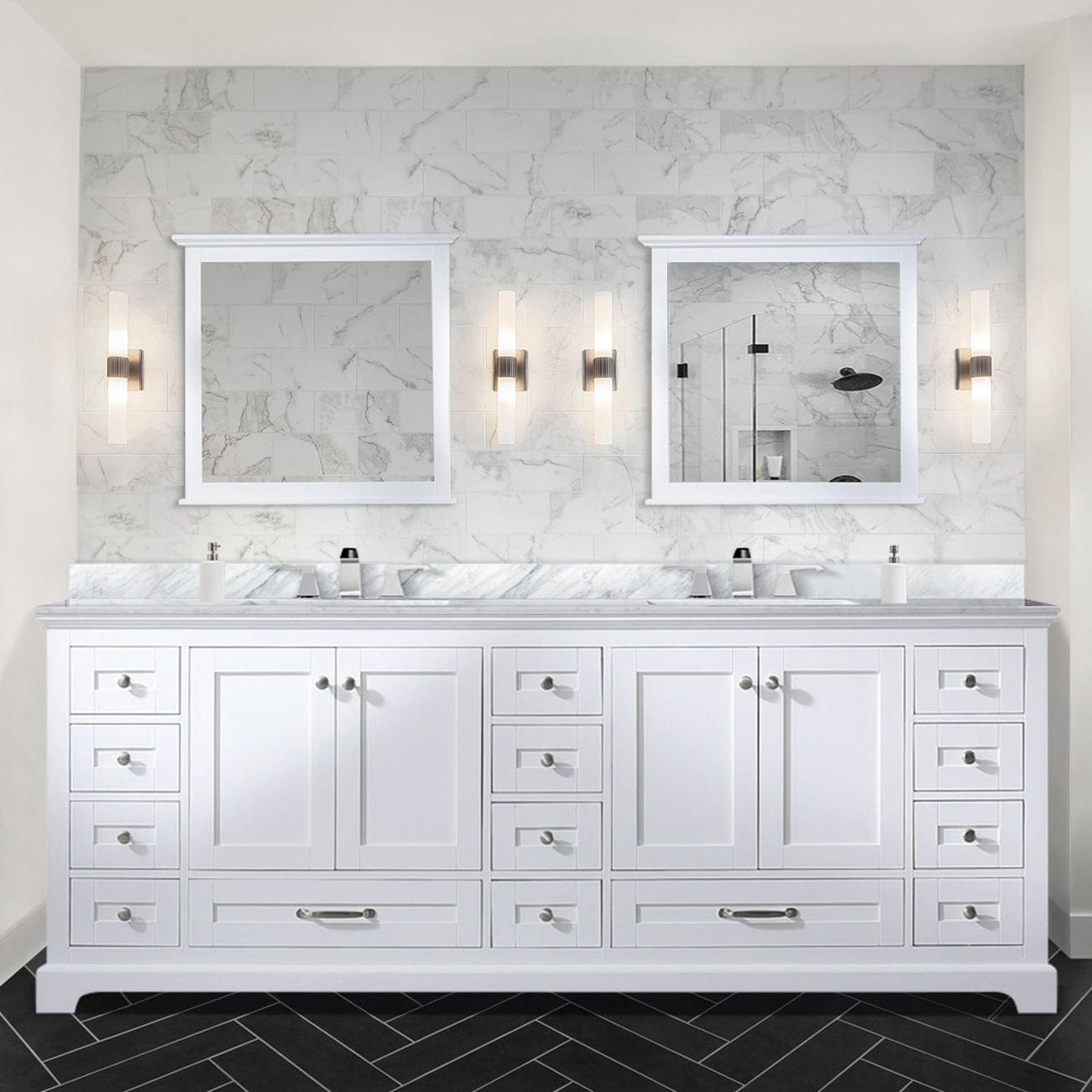 Dukes 84" x 22" Double Bath Vanity Bathroom Vanity - Shop at Home Craft Studio - 3