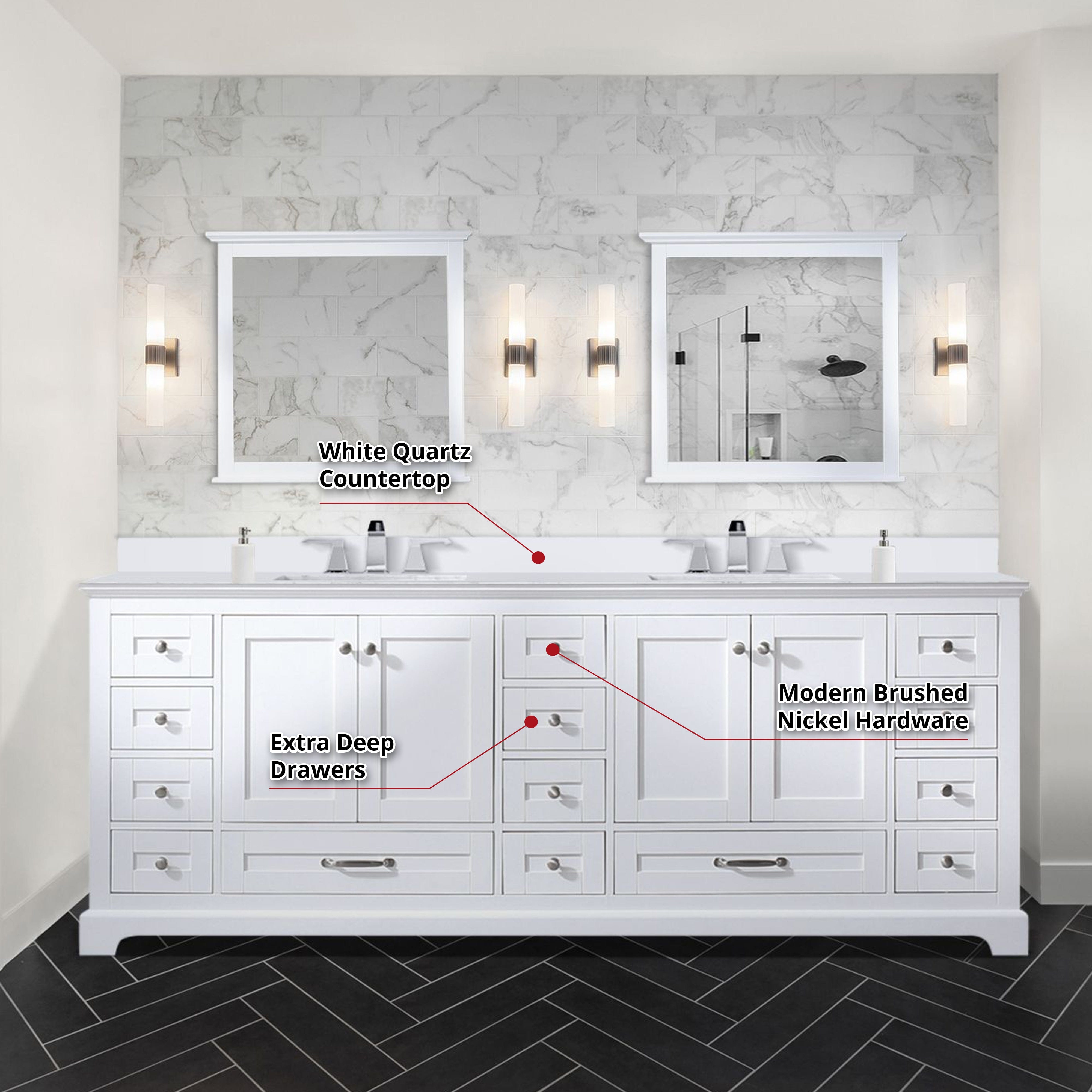 Dukes 84" x 22" Double Bath Vanity Bathroom Vanity - Shop at Home Craft Studio - 14