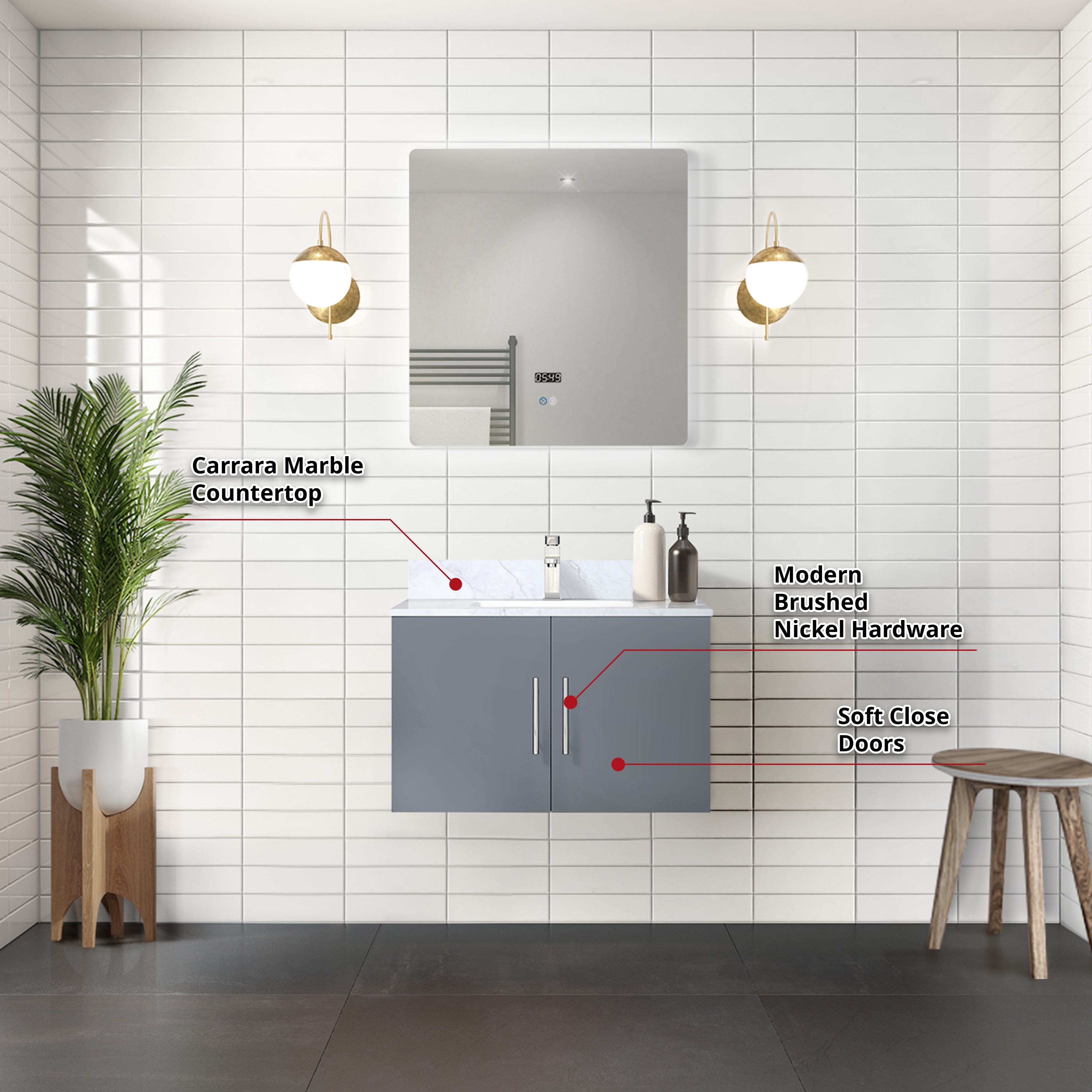 Geneva 30" x 22" Bath Vanity Bathroom Vanity - Shop at Home Craft Studio - 18