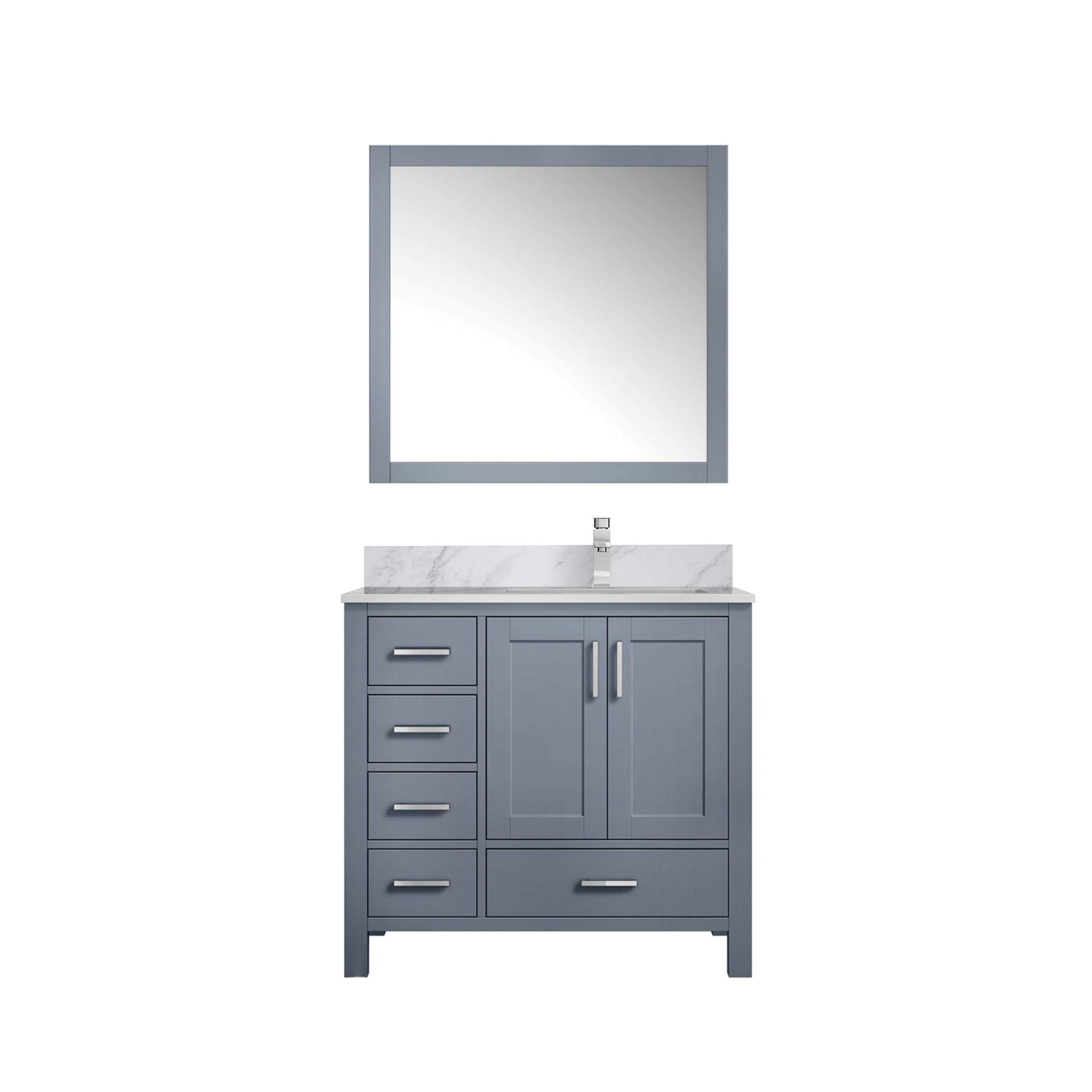 Jacques 36" x 22" Right Offset Bath Vanity Bathroom Vanity - Shop at Home Craft Studio - 30