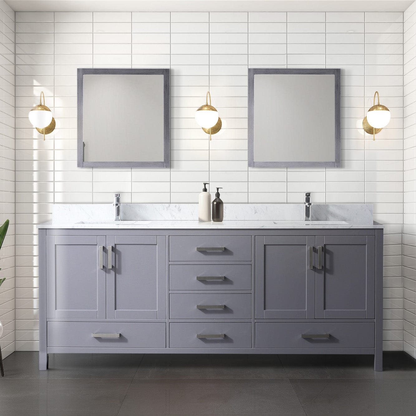 Jacques 80" x 22" Double Bath Vanity Bathroom Vanity - Shop at Home Craft Studio - 16