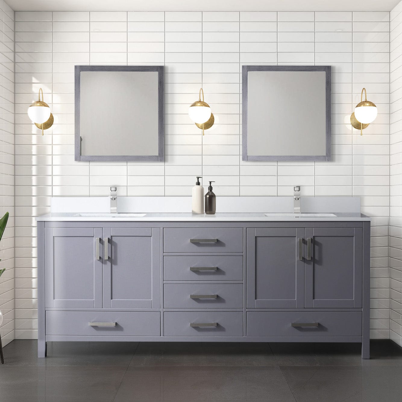 Jacques 80" x 22" Double Bath Vanity Bathroom Vanity - Shop at Home Craft Studio - 21