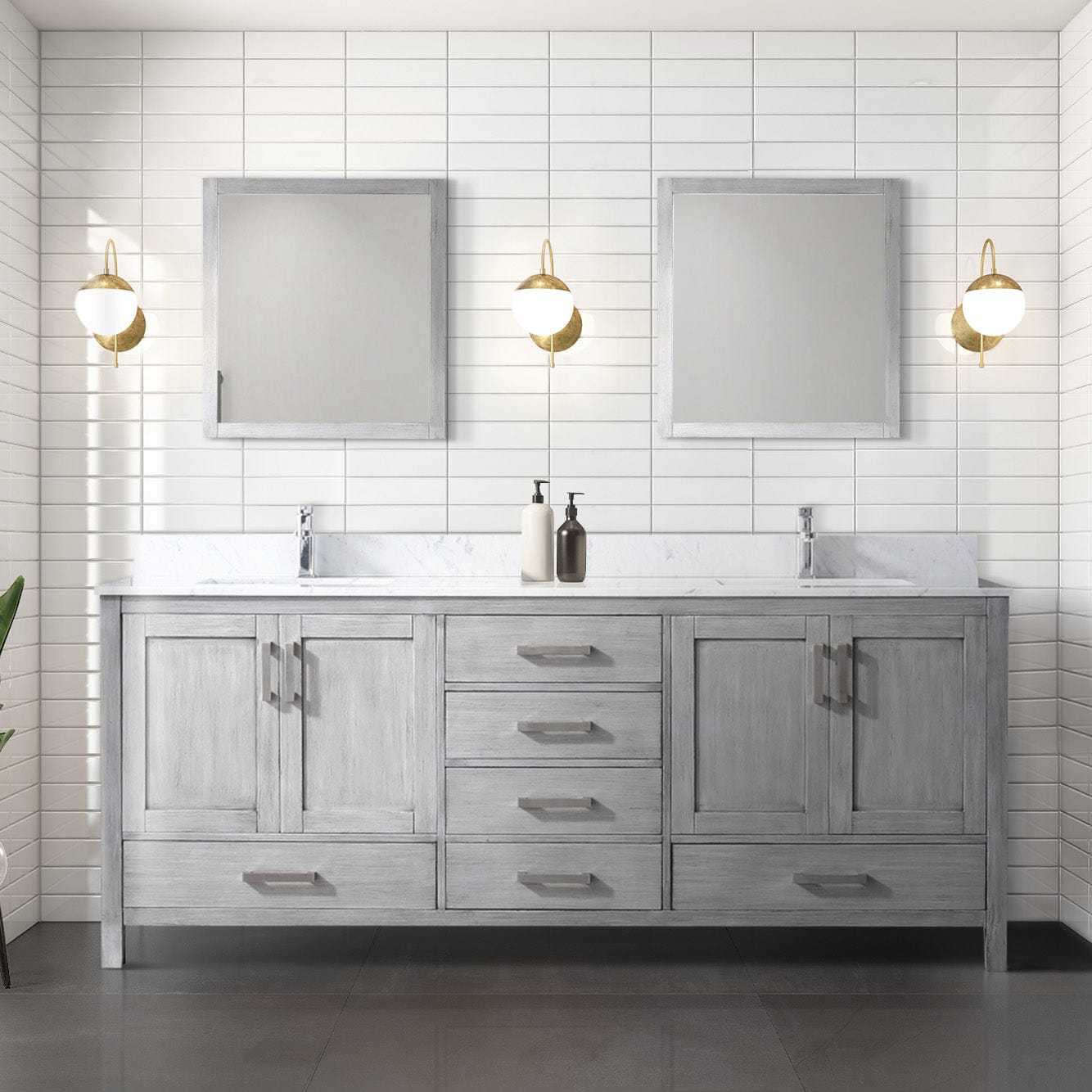 Jacques 80" x 22" Double Bath Vanity Bathroom Vanity - Shop at Home Craft Studio - 28