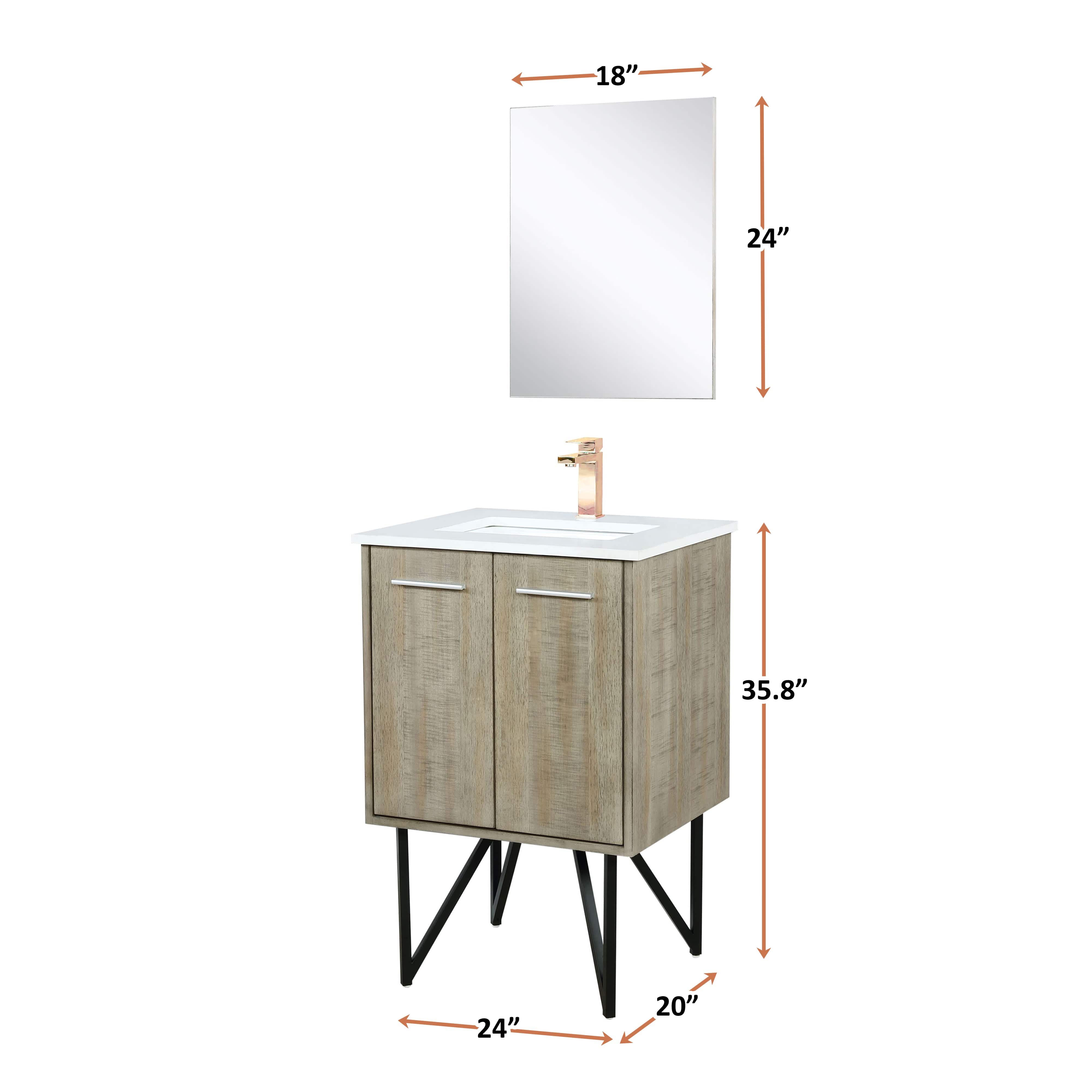 Lancy 24" Bathroom Vanity Bathroom Vanity - Shop at Home Craft Studio - 25