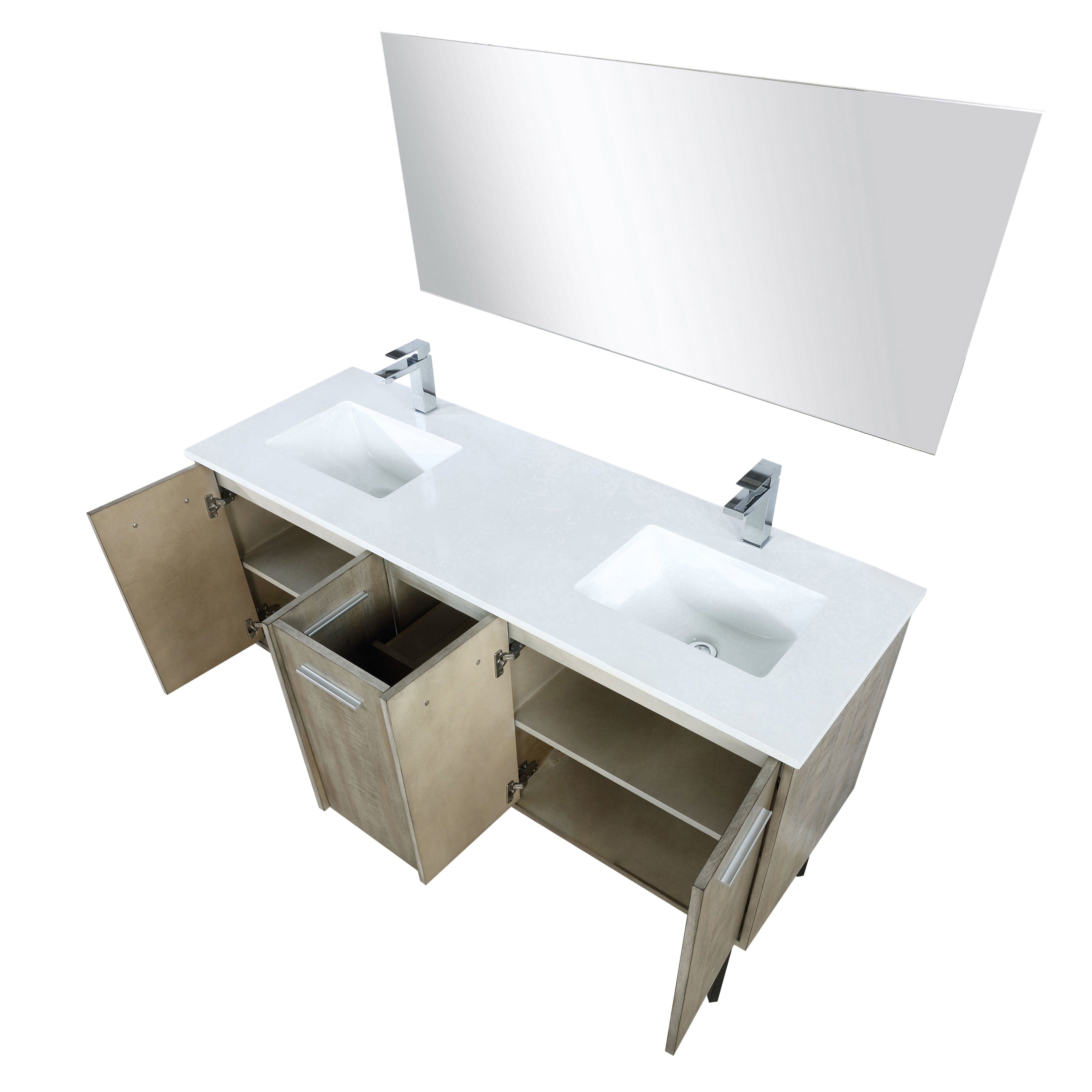 Lancy 60" Double Bathroom Vanity Bathroom Vanity - Shop at Home Craft Studio - 12