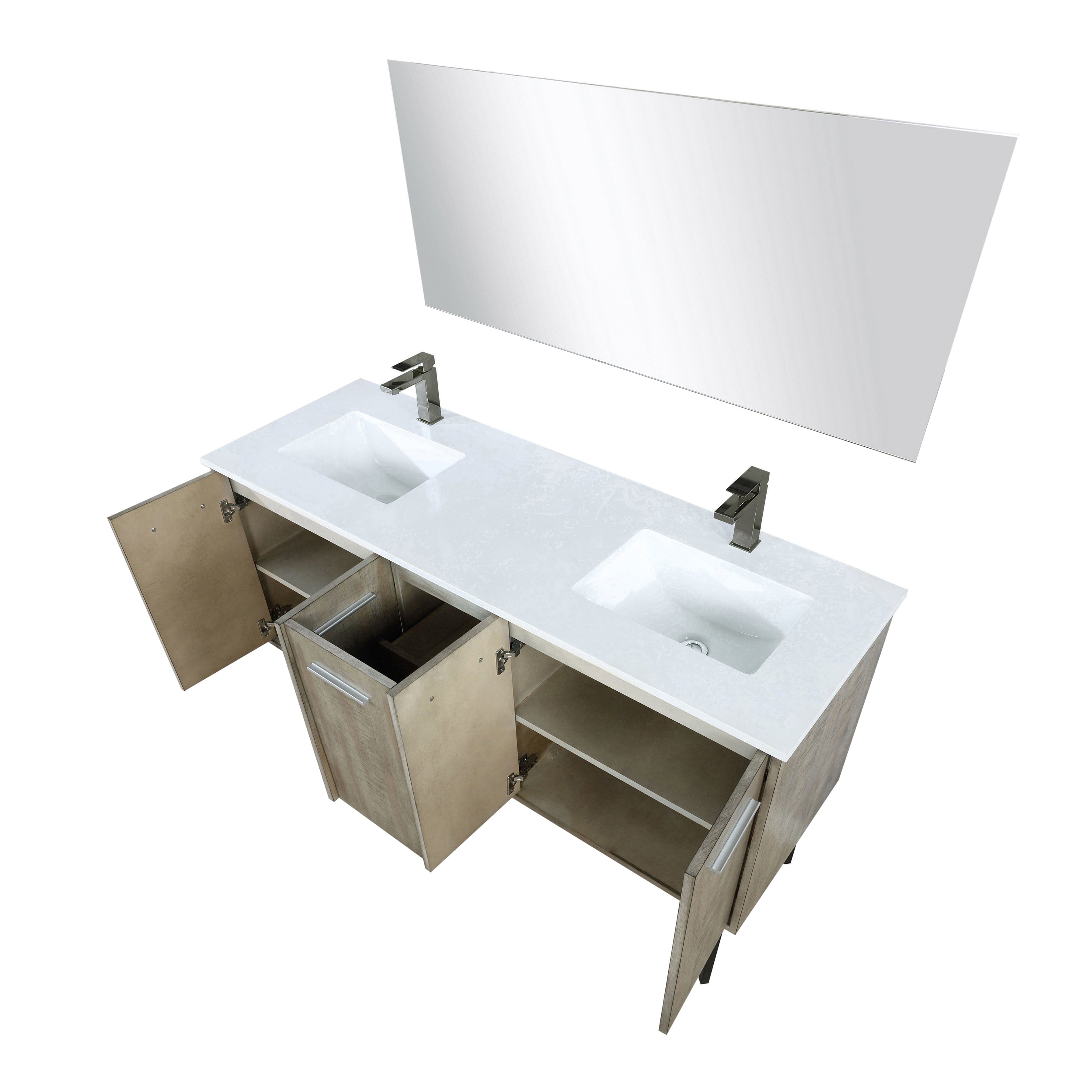 Lancy 60" Double Bathroom Vanity Bathroom Vanity - Shop at Home Craft Studio - 19