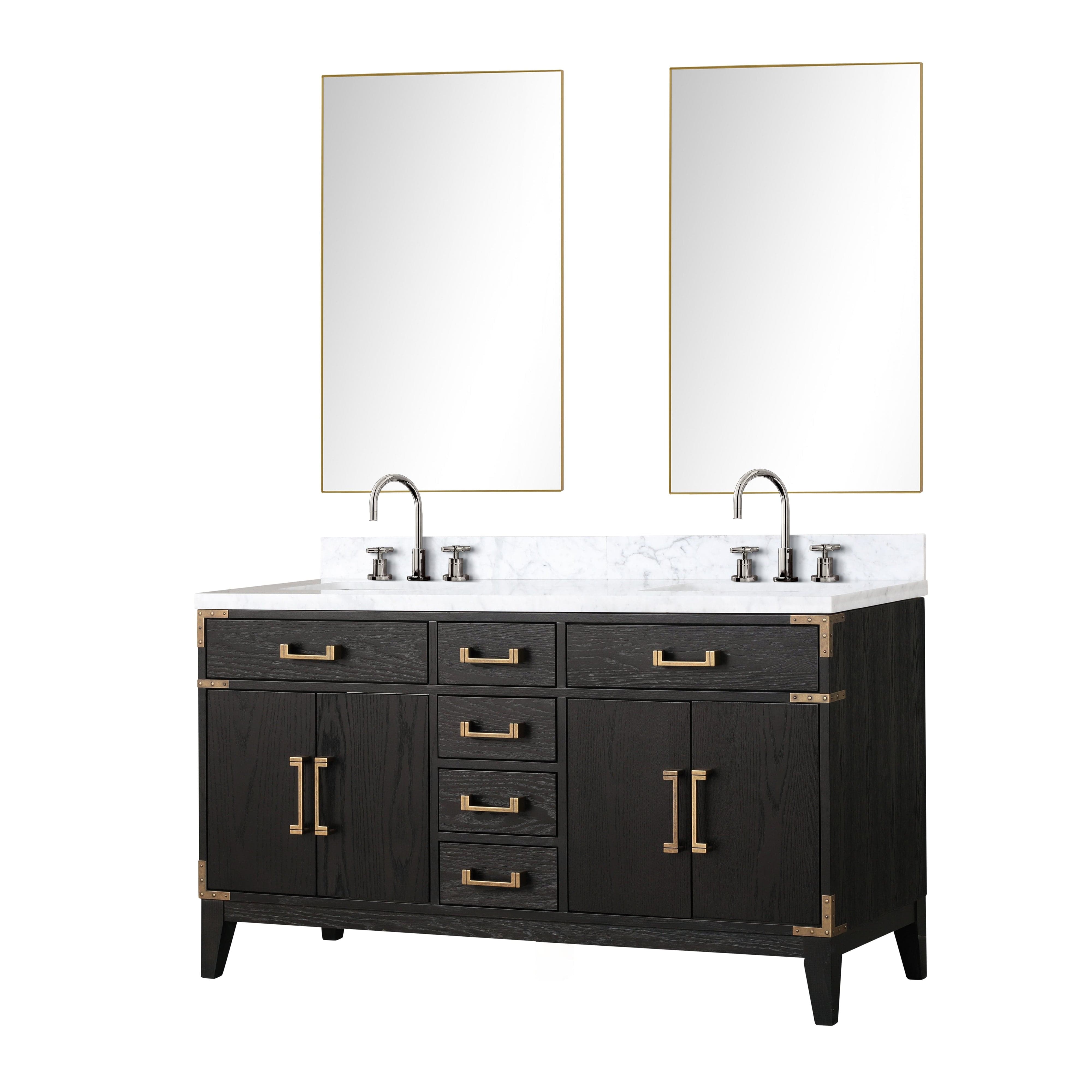 Laurel 60" x 22" Double Bath Vanity Bathroom Vanity - Shop at Home Craft Studio - 4
