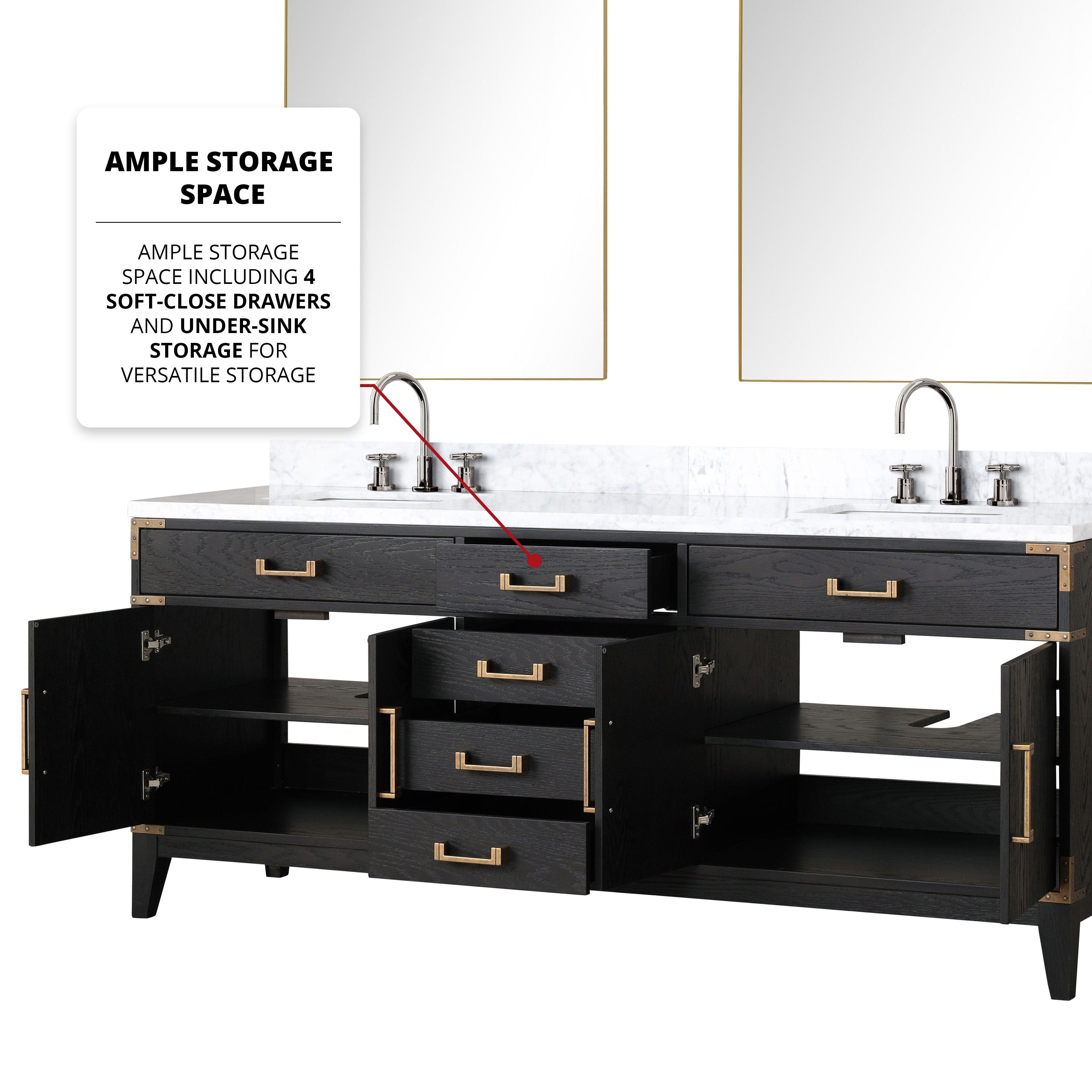Laurel 80" x 22" Double Bath Vanity Bathroom Vanity - Shop at Home Craft Studio - 2