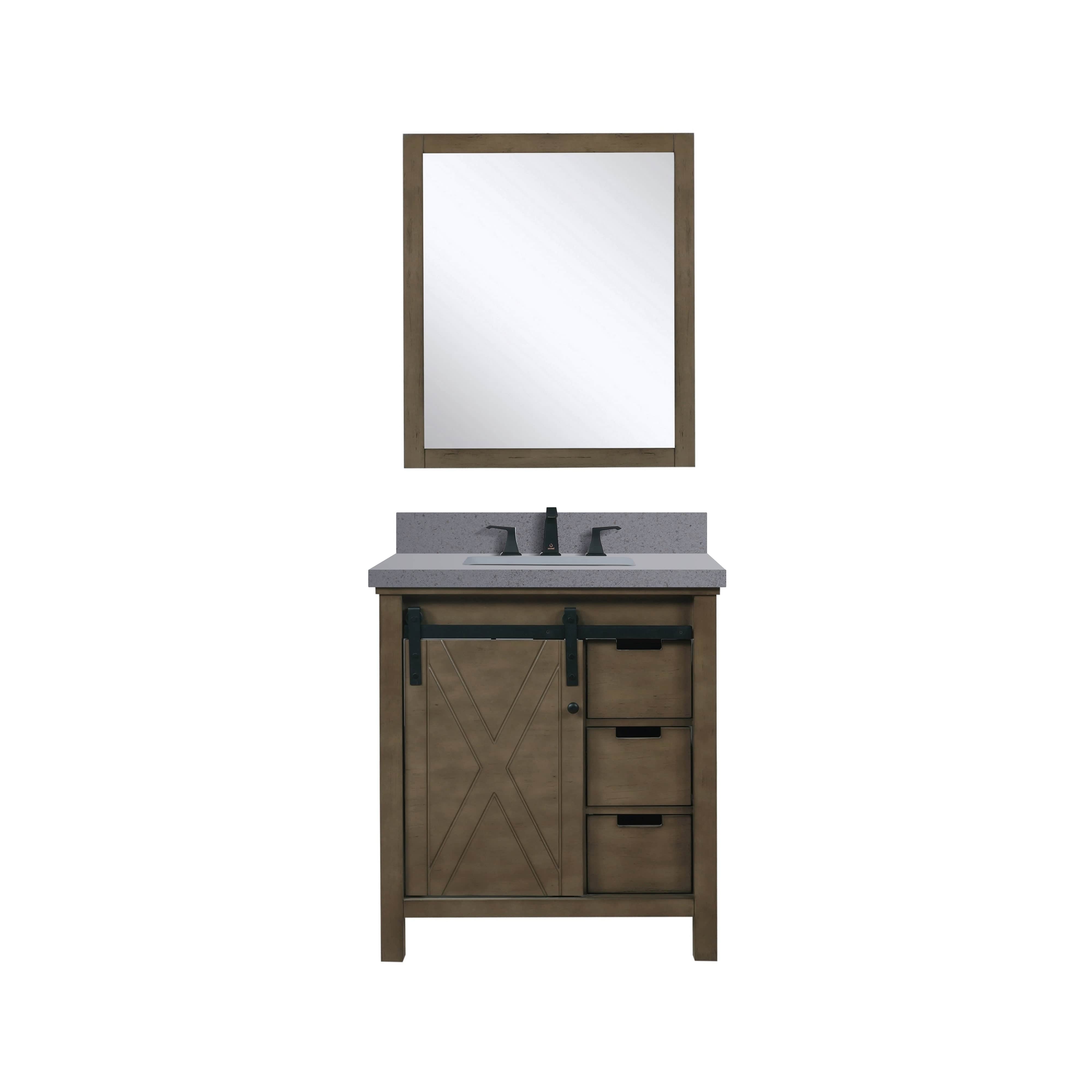 Marsyas 30" x 22" Single Bath Vanity Bathroom Vanity - Shop at Home Craft Studio - 14