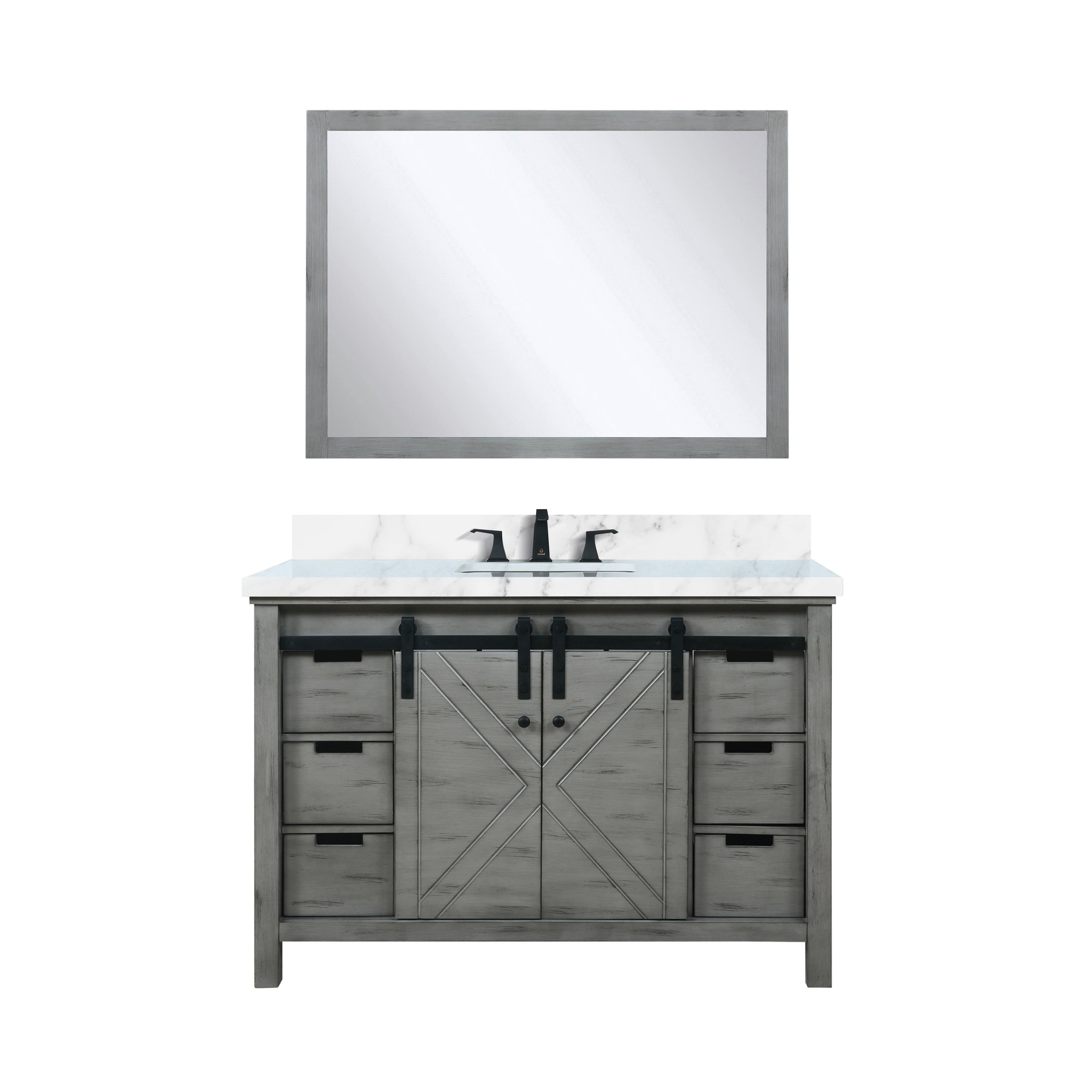 Marsyas 48" x 22" Single Bath Vanity Bathroom Vanity - Shop at Home Craft Studio - 6