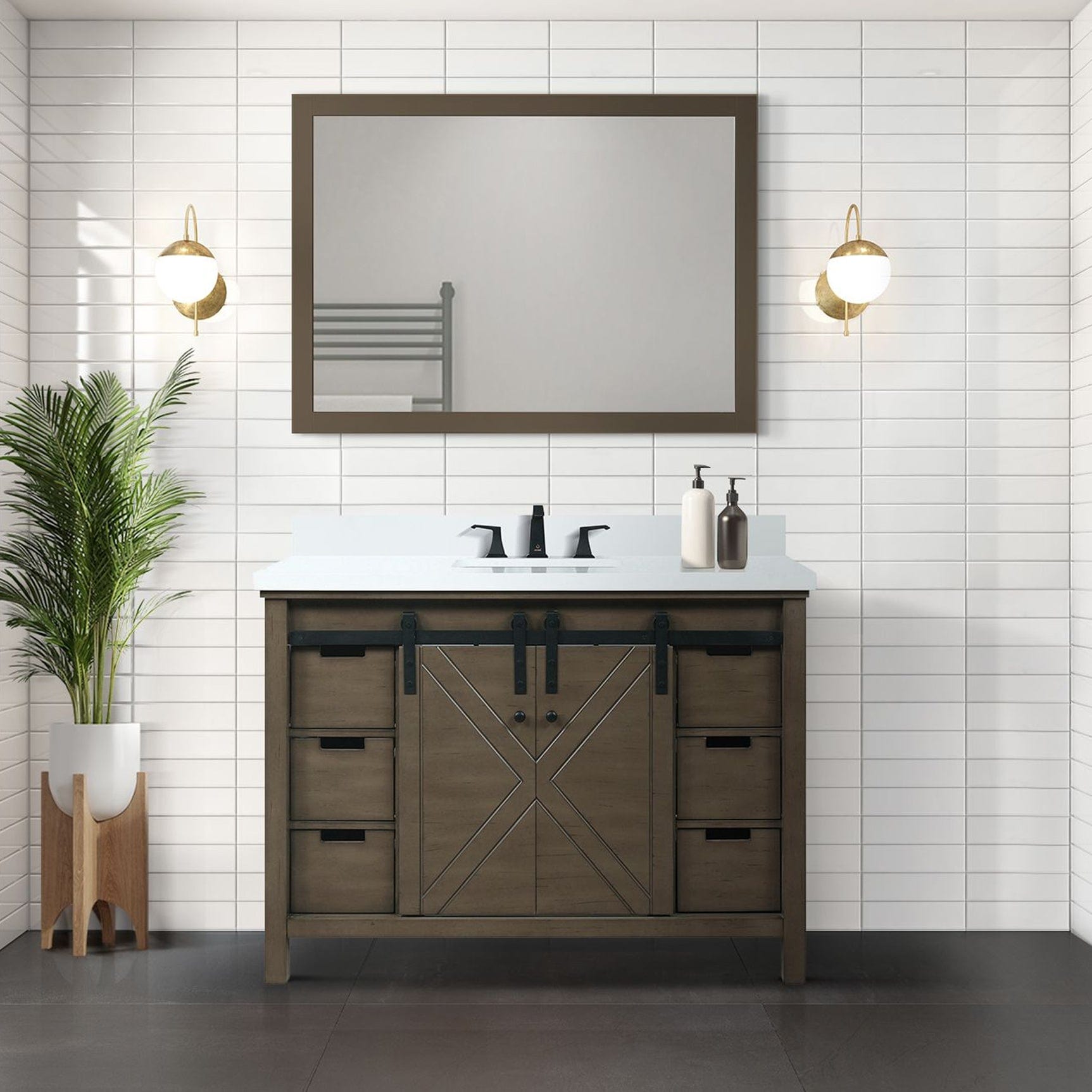 Marsyas 48" x 22" Single Bath Vanity Bathroom Vanity - Shop at Home Craft Studio - 14