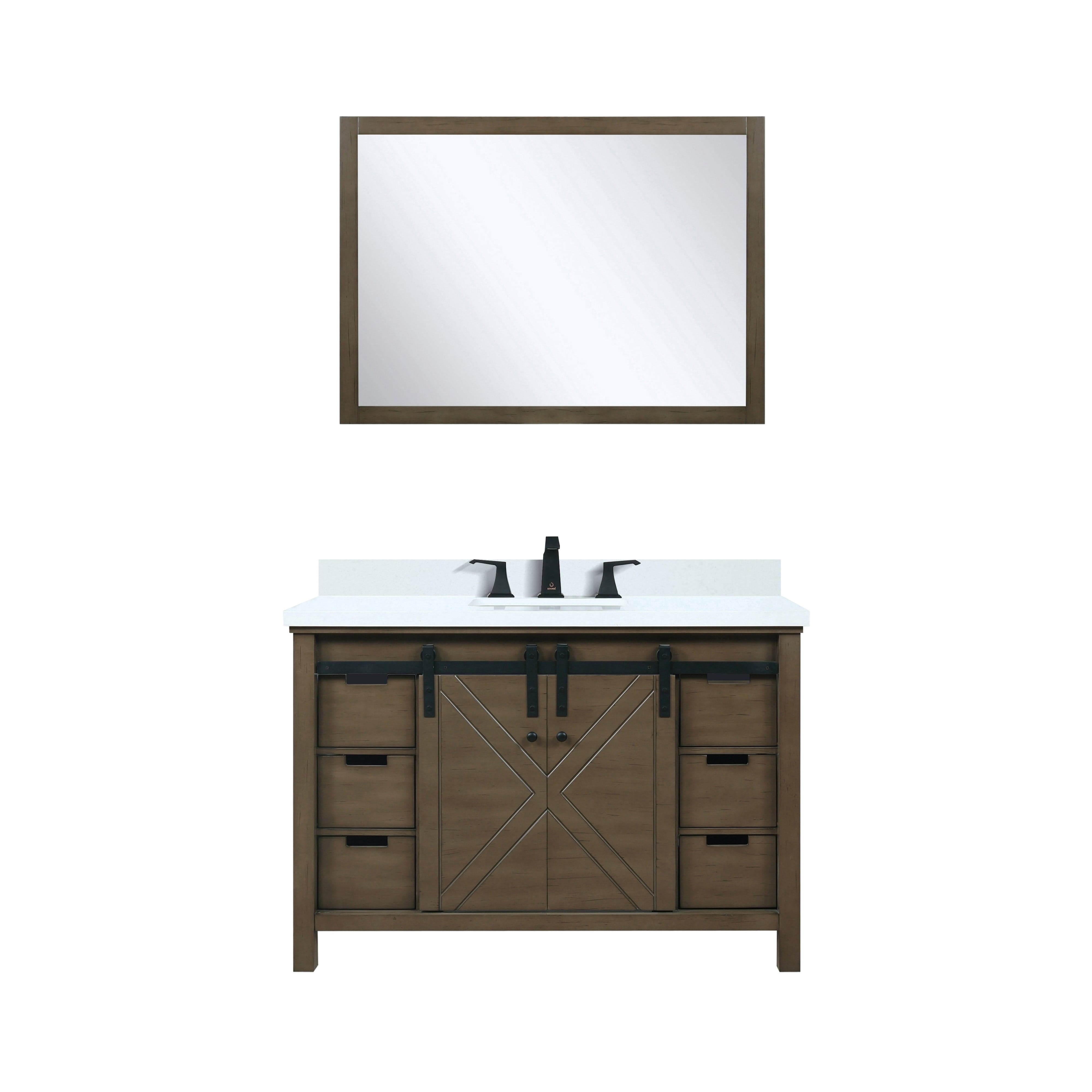 Marsyas 48" x 22" Single Bath Vanity Bathroom Vanity - Shop at Home Craft Studio - 16