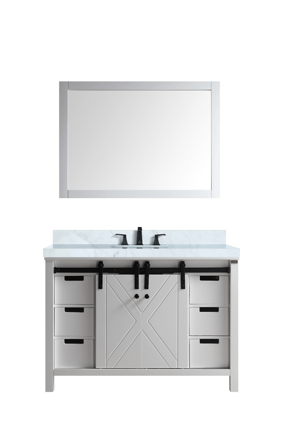 Marsyas 48" x 22" Single Bath Vanity Bathroom Vanity - Shop at Home Craft Studio - 10