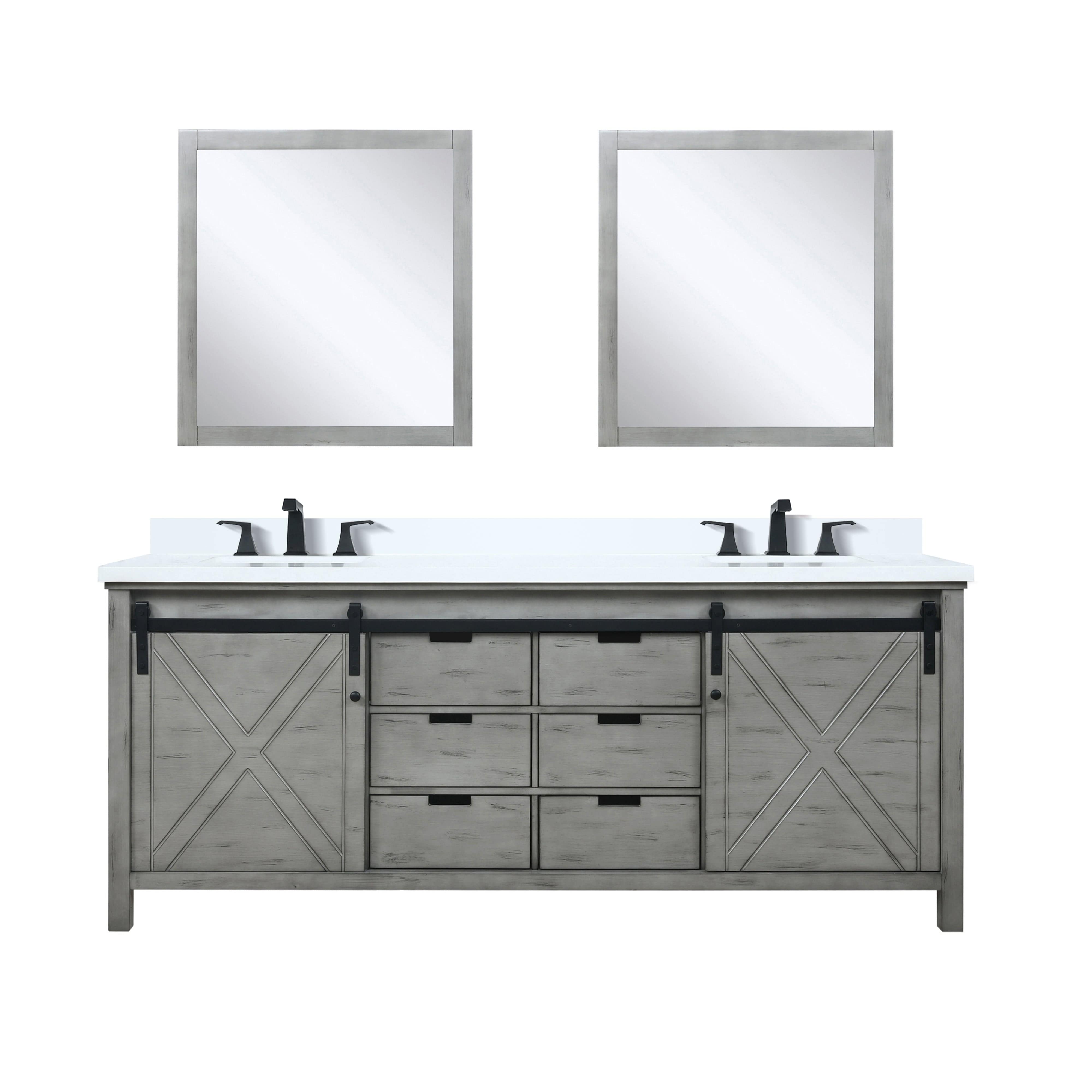 Marsyas 80" x 22" Double Bath Vanity Bathroom Vanity - Shop at Home Craft Studio - 6