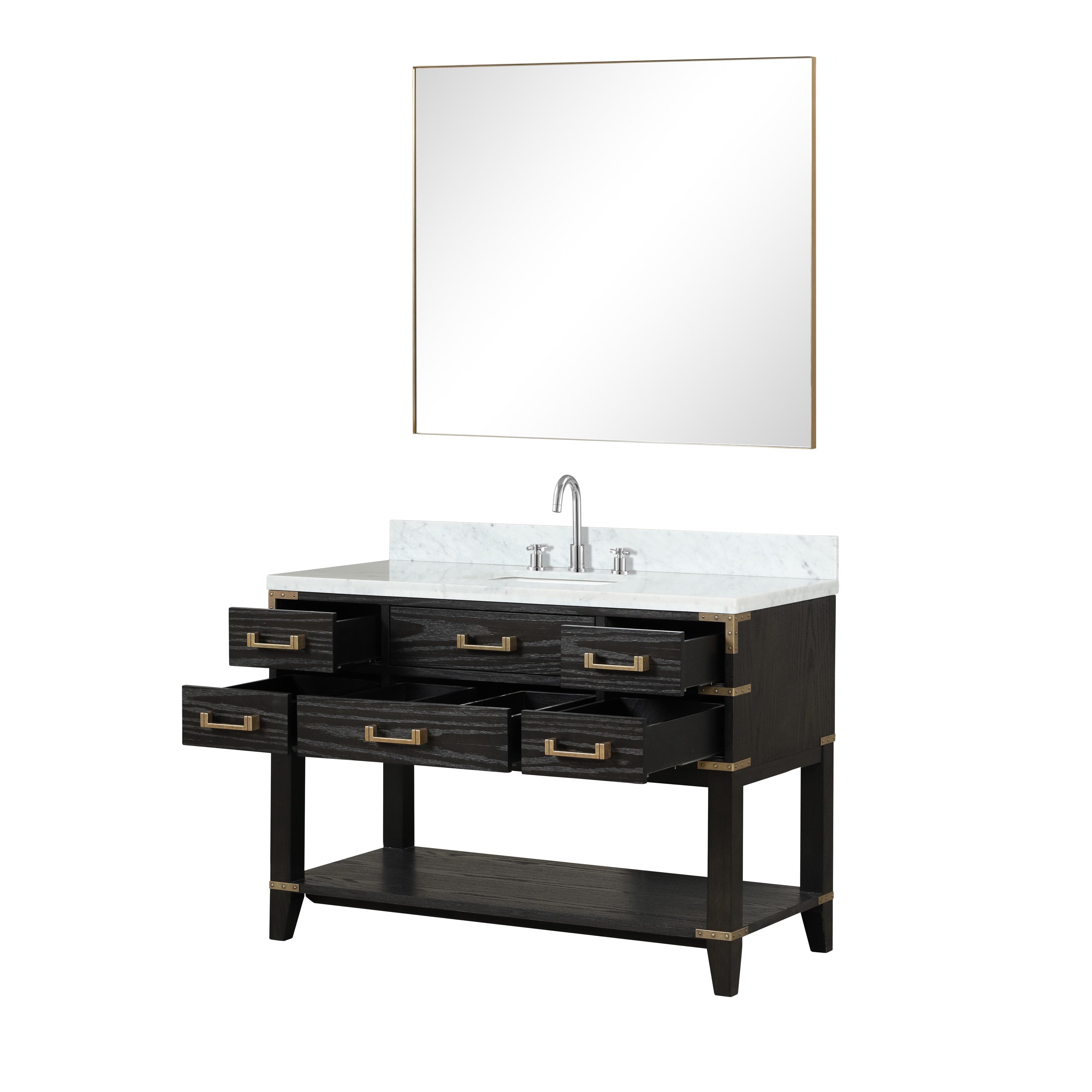 Norwalk 48" x 22" Single Bath Vanity Bathroom Vanity - Shop at Home Craft Studio - 5