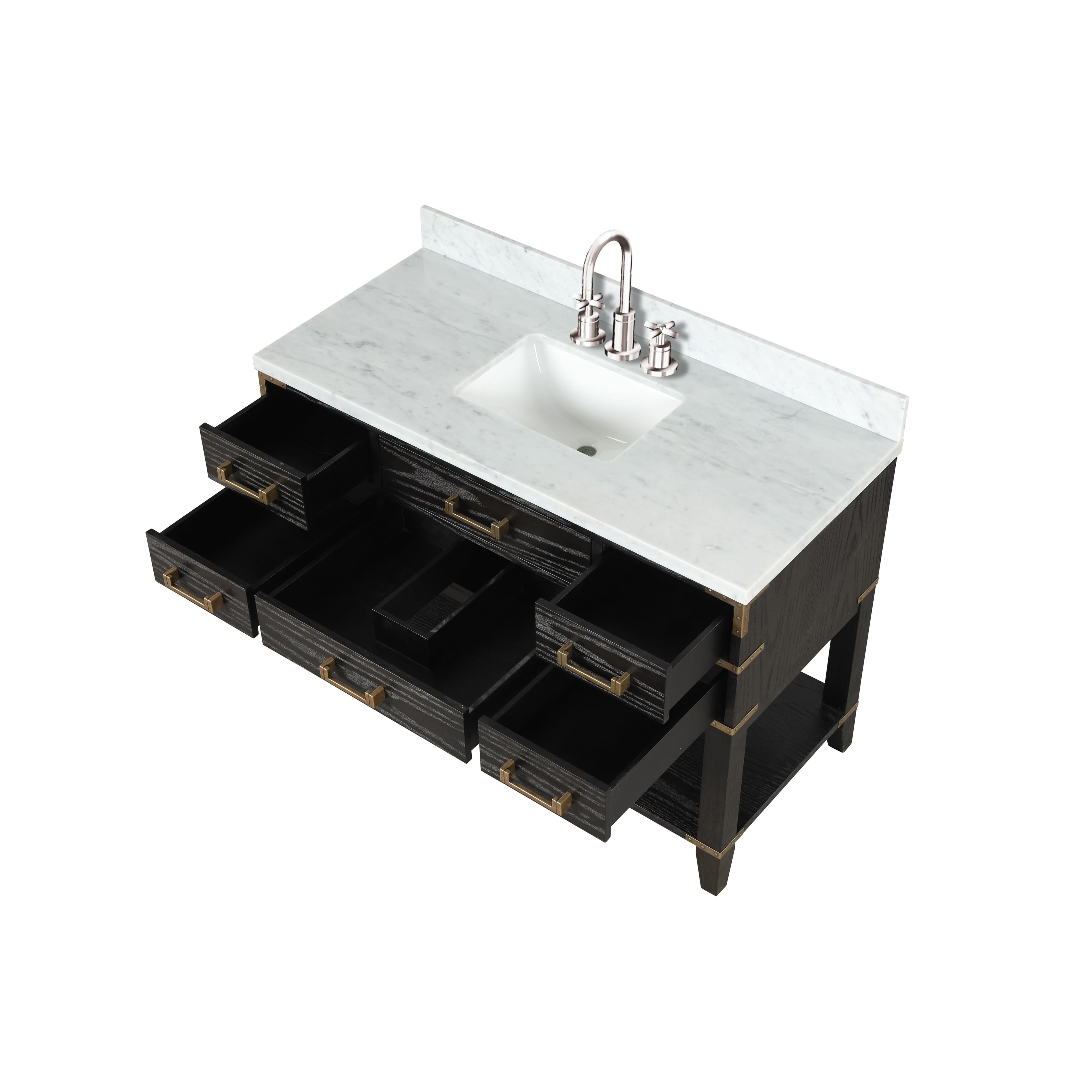 Norwalk 48" x 22" Single Bath Vanity Bathroom Vanity - Shop at Home Craft Studio - 6