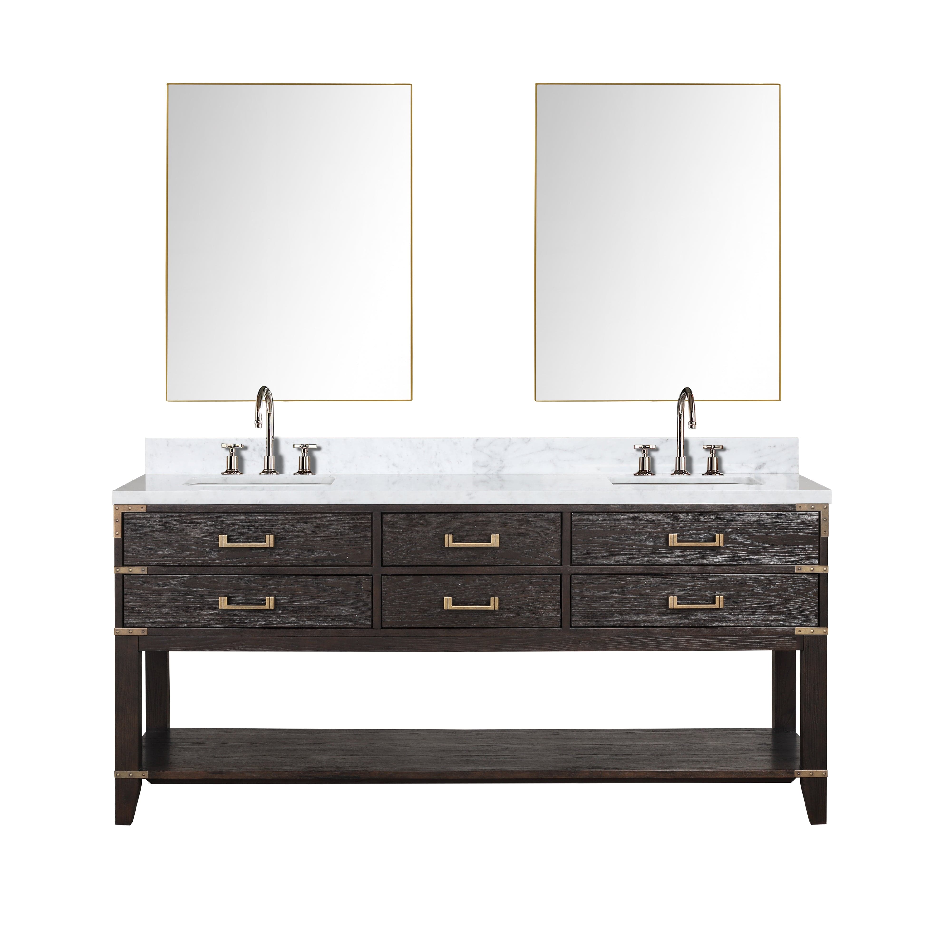 Norwalk 72" x 22" Double Bath Vanity Bathroom Vanity - Shop at Home Craft Studio - 11
