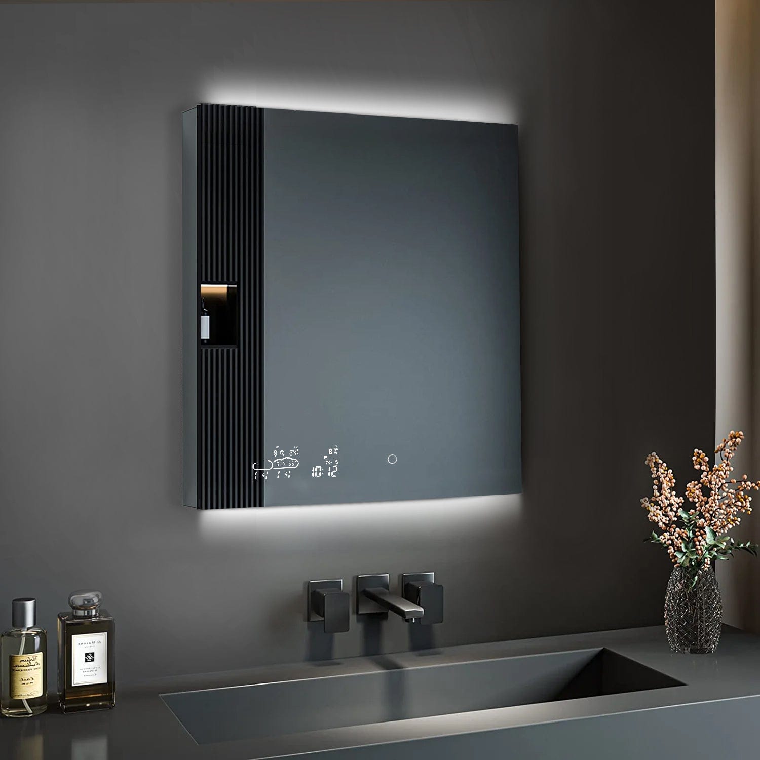 Savera LED Medicine Cabinet w/ Defogger LED Medicine Cabinet - Shop at Home Craft Studio - 12