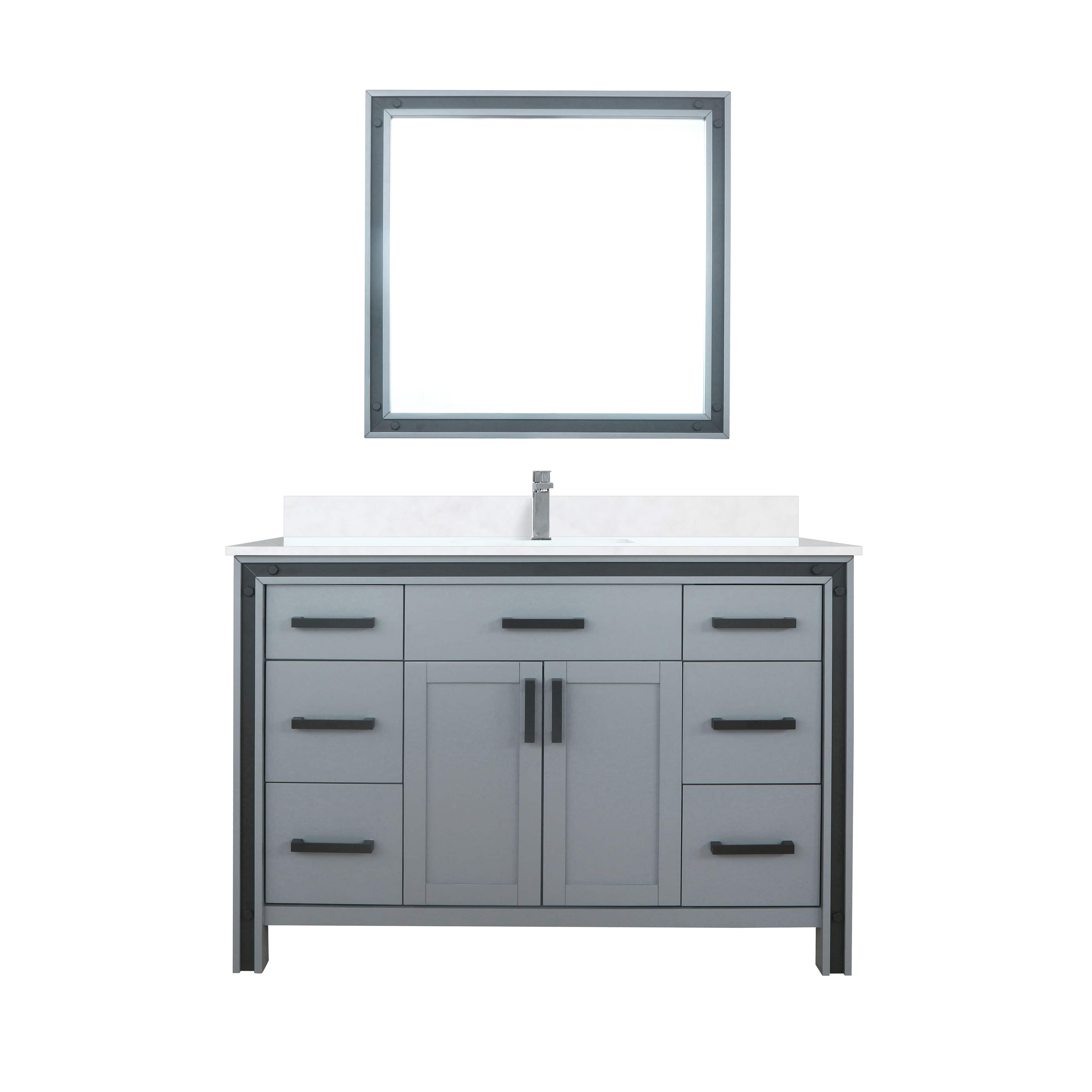 Ziva 48" x 22" Single Bath Vanity Bathroom Vanity - Shop at Home Craft Studio - 7