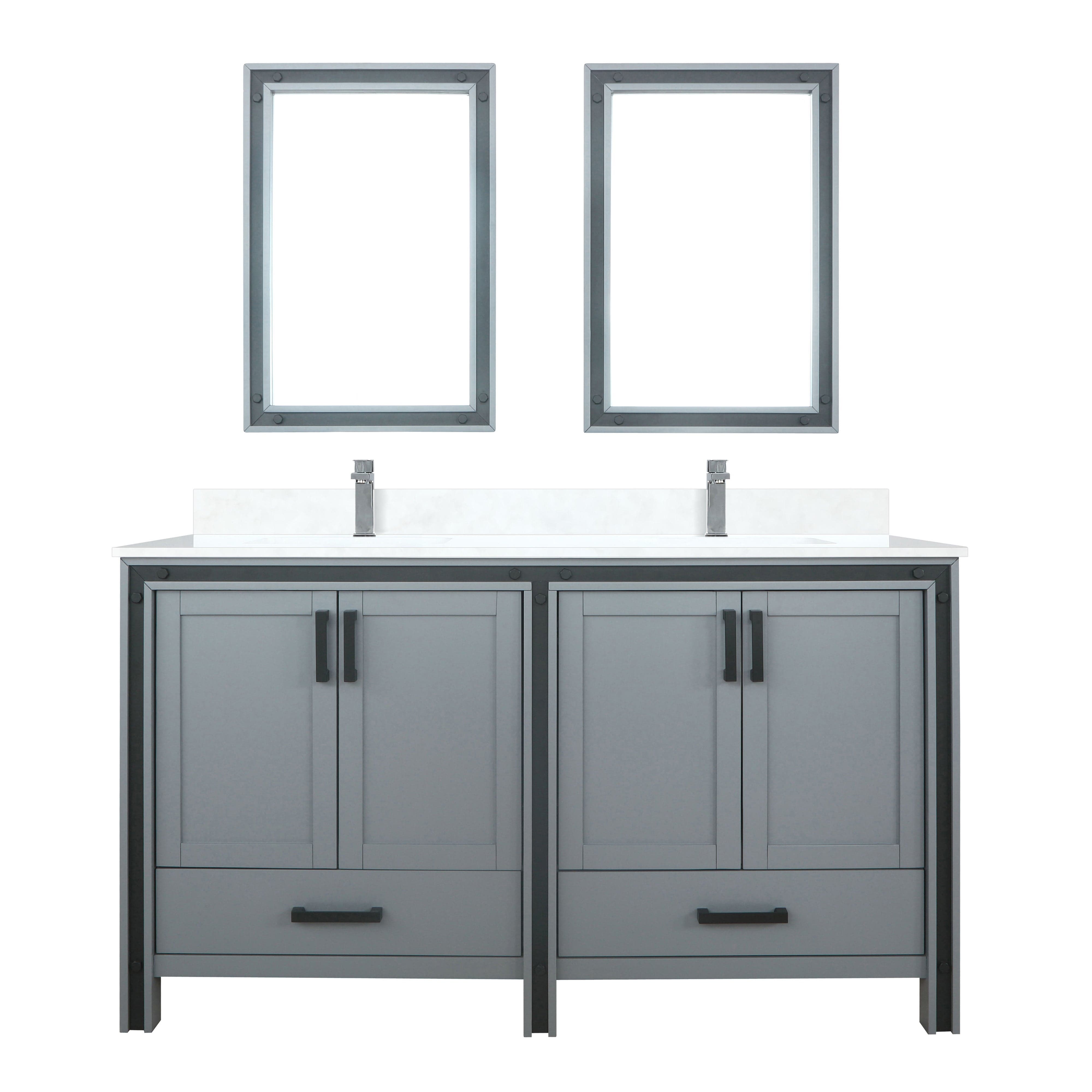 Ziva 60" x 22" Double Bath Vanity Bathroom Vanity - Shop at Home Craft Studio - 10