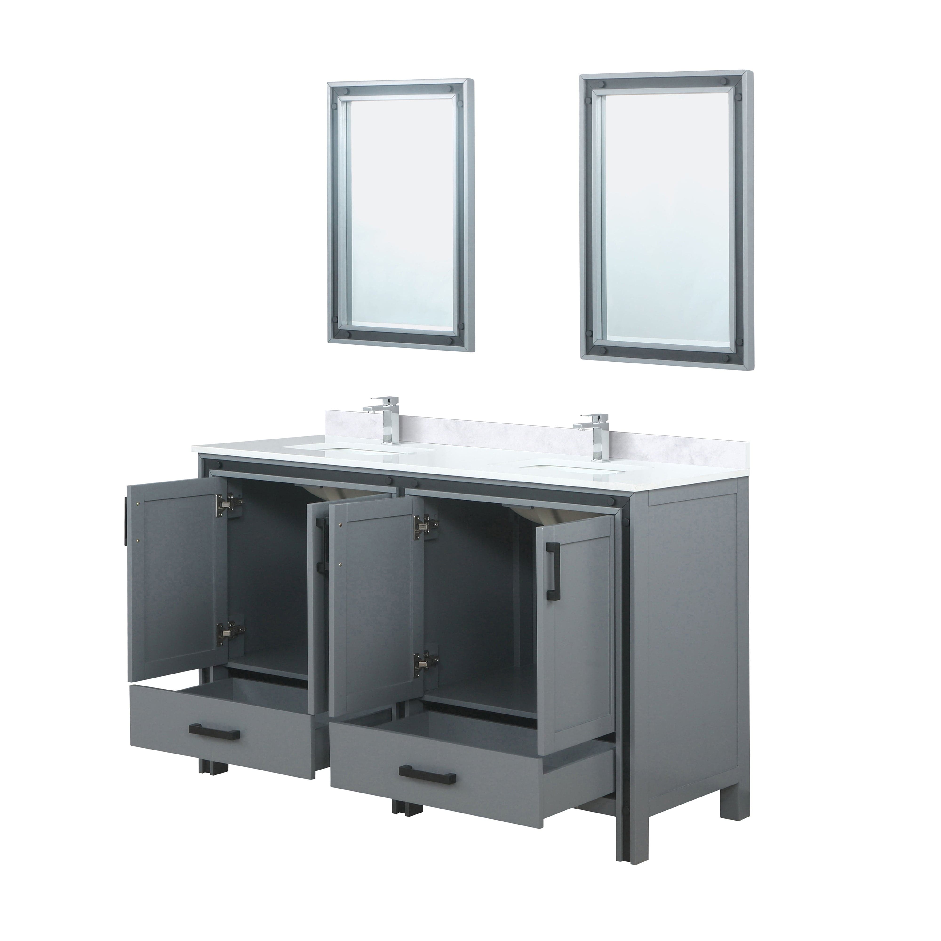 Ziva 60" x 22" Double Bath Vanity Bathroom Vanity - Shop at Home Craft Studio - 12