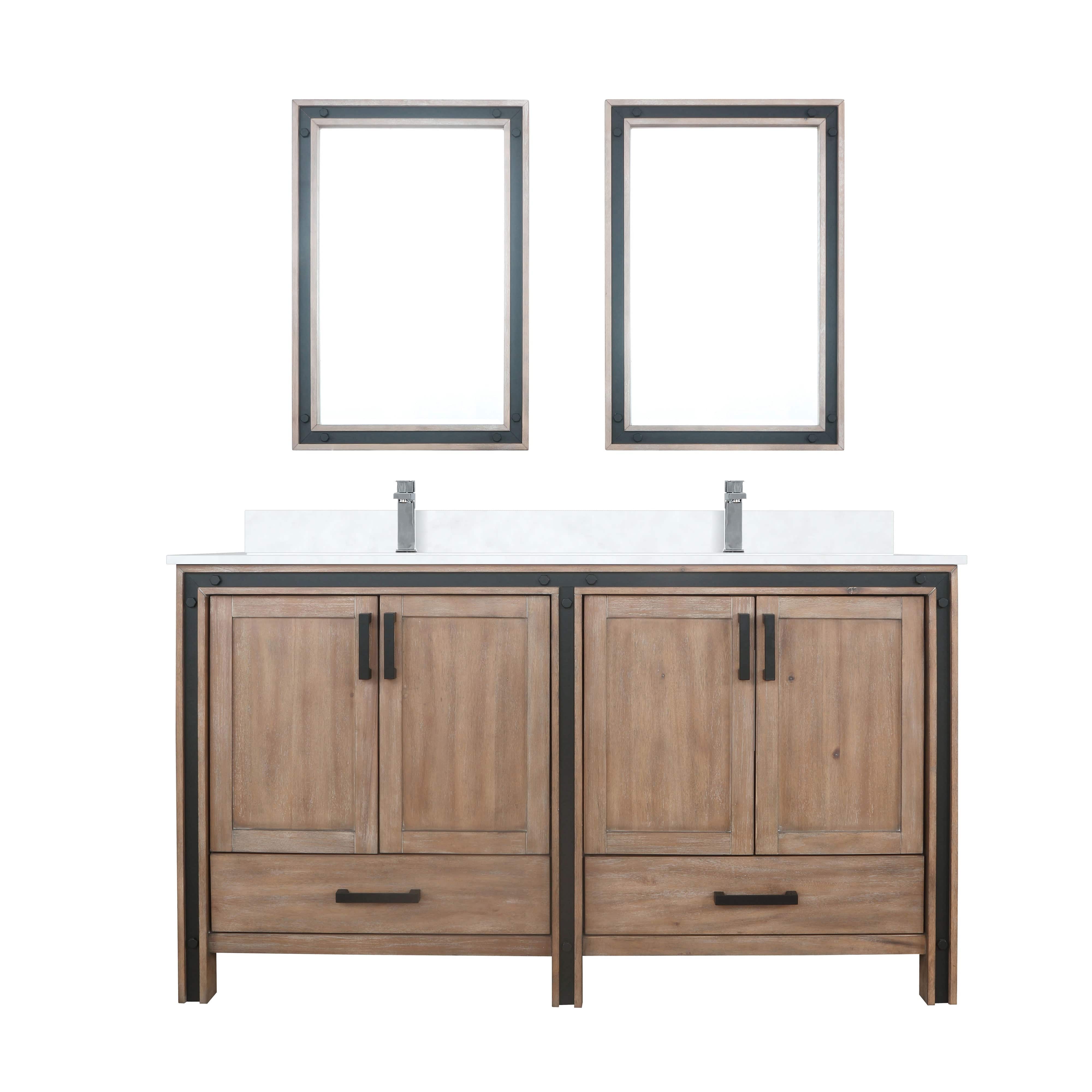 Ziva 60" x 22" Double Bath Vanity Bathroom Vanity - Shop at Home Craft Studio - 16